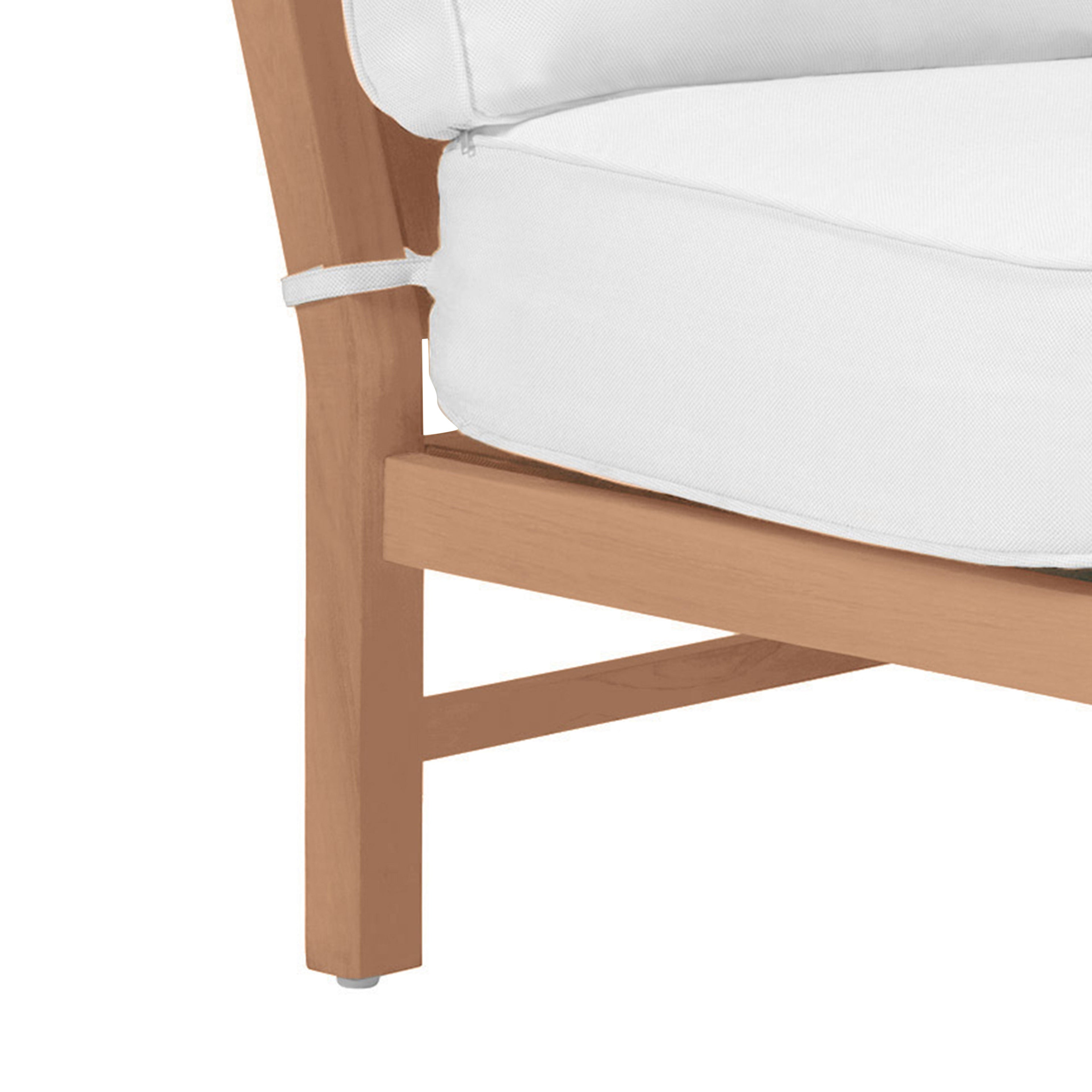 Club Teak Outdoor Sectional Corner Chair