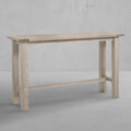 Croquet Teak 71" x 24" Rectangle Outdoor Bar Table