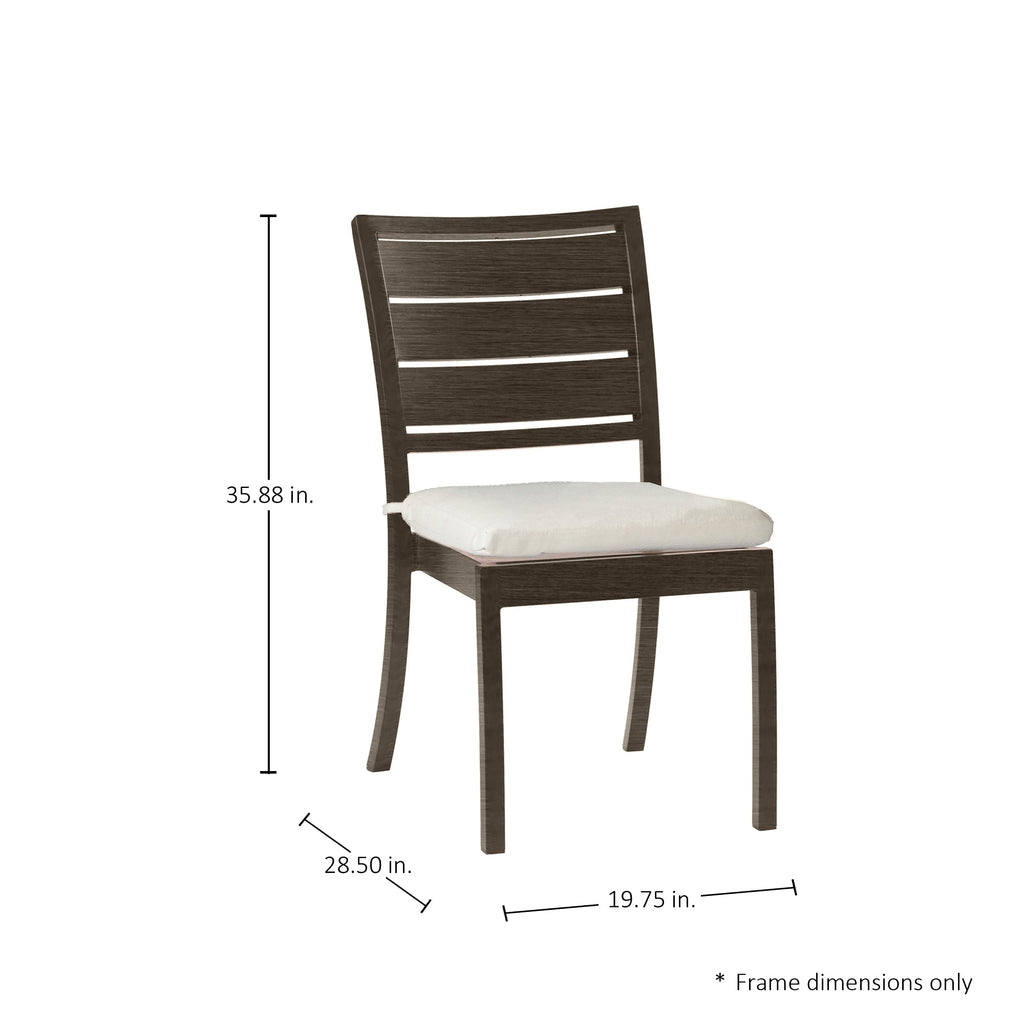 Charleston Aluminum Outdoor Side Chair
