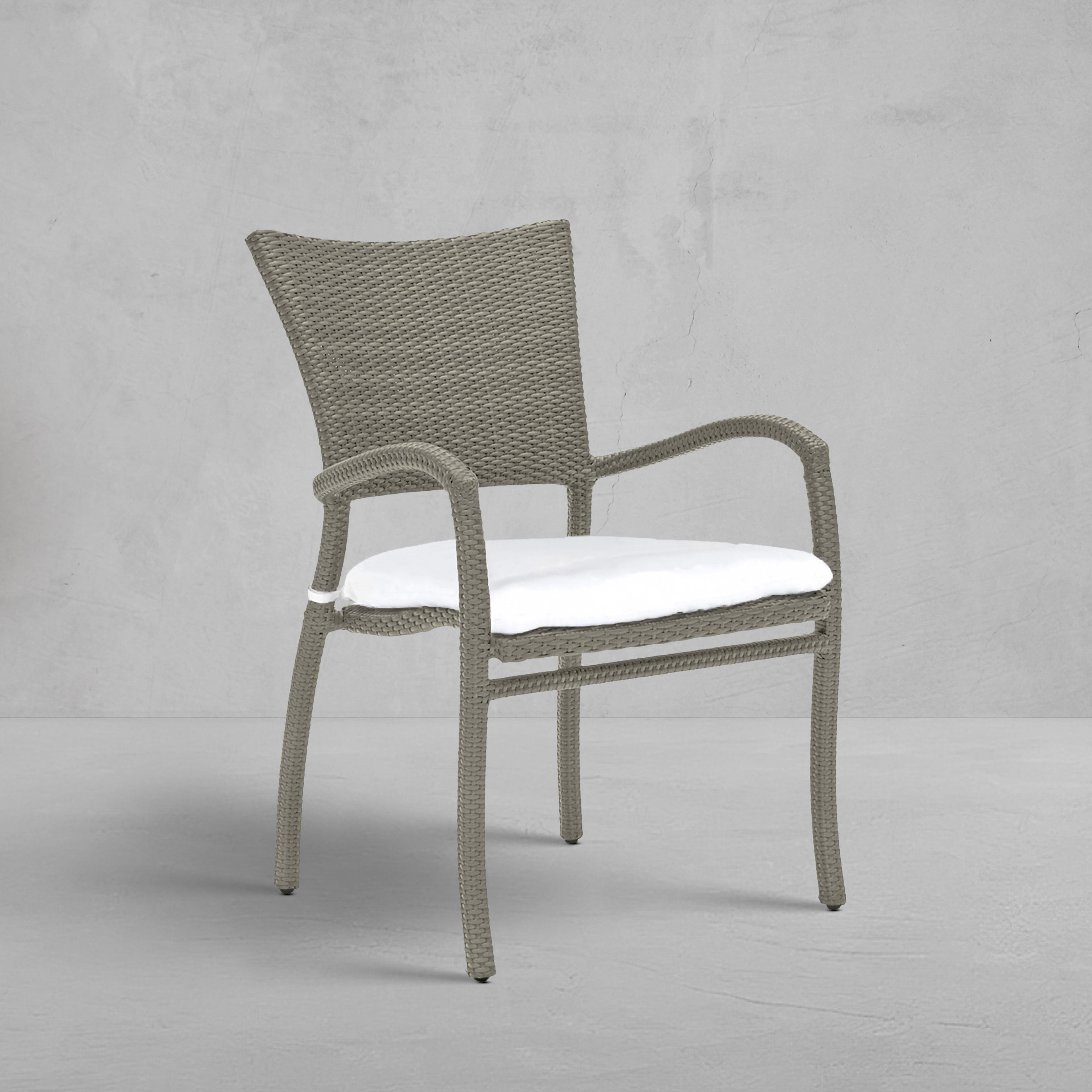 Skye Woven Resin Wicker Outdoor Arm Chair