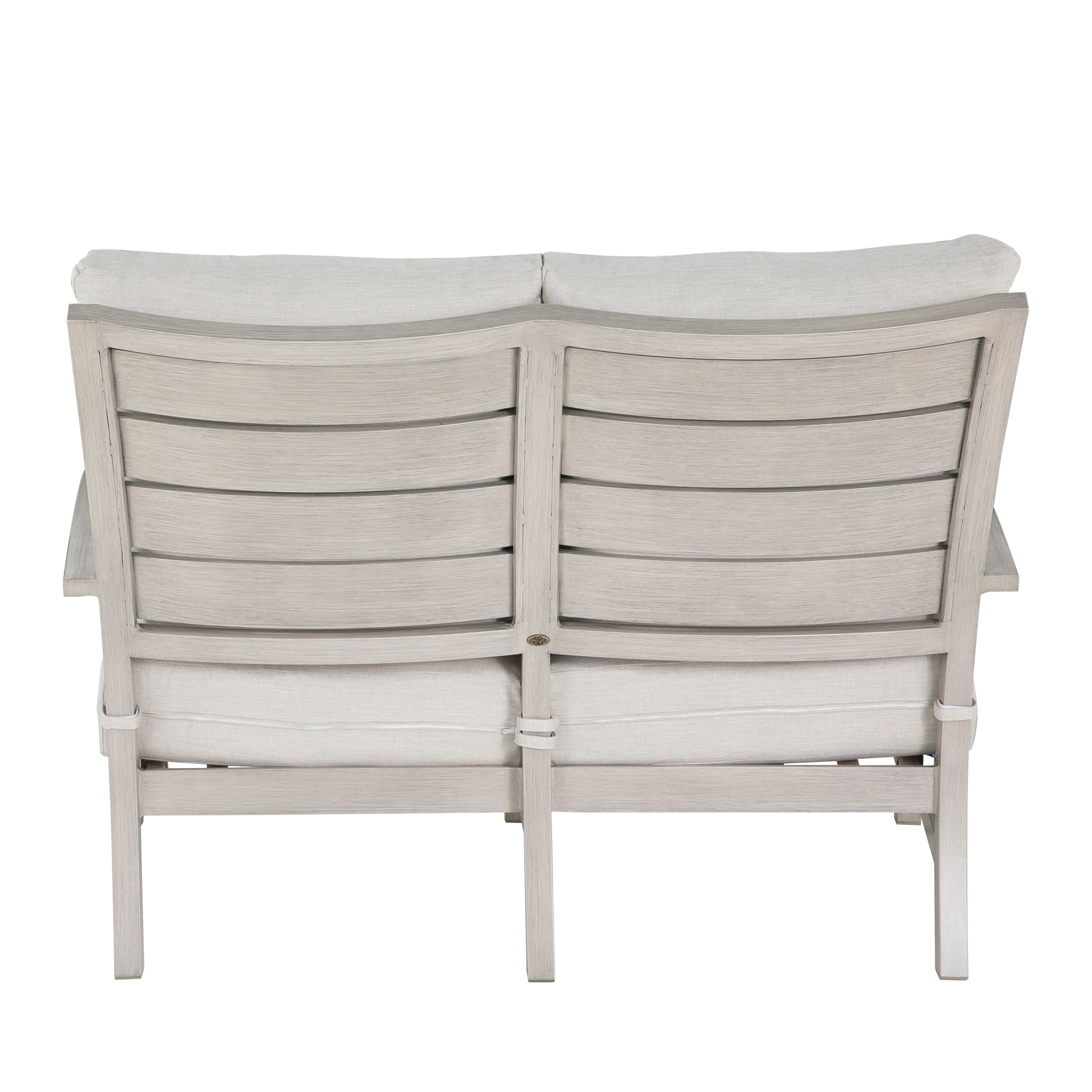 Charleston Aluminum Outdoor Loveseat