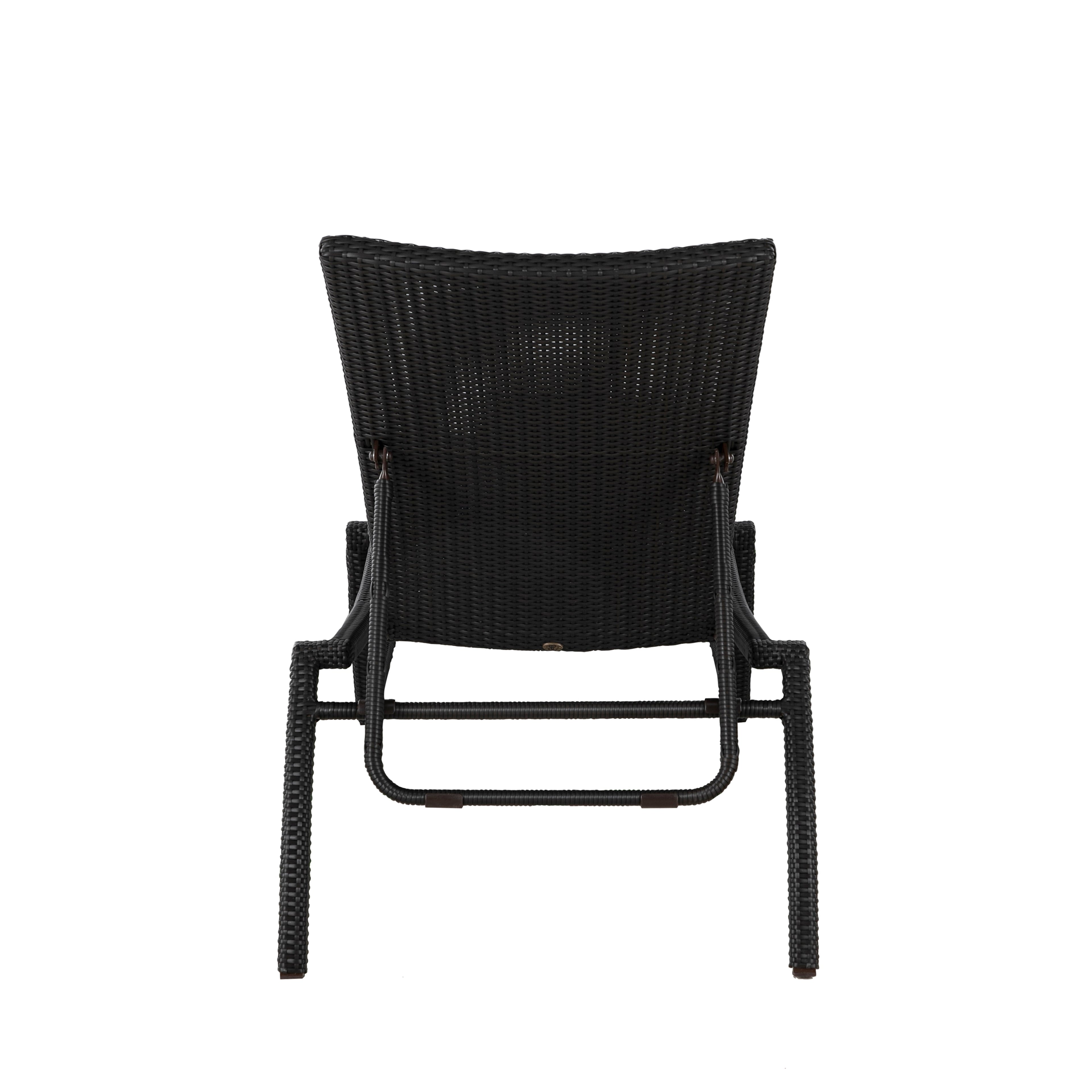 Skye Wicker Outdoor Armless Chaise Lounge