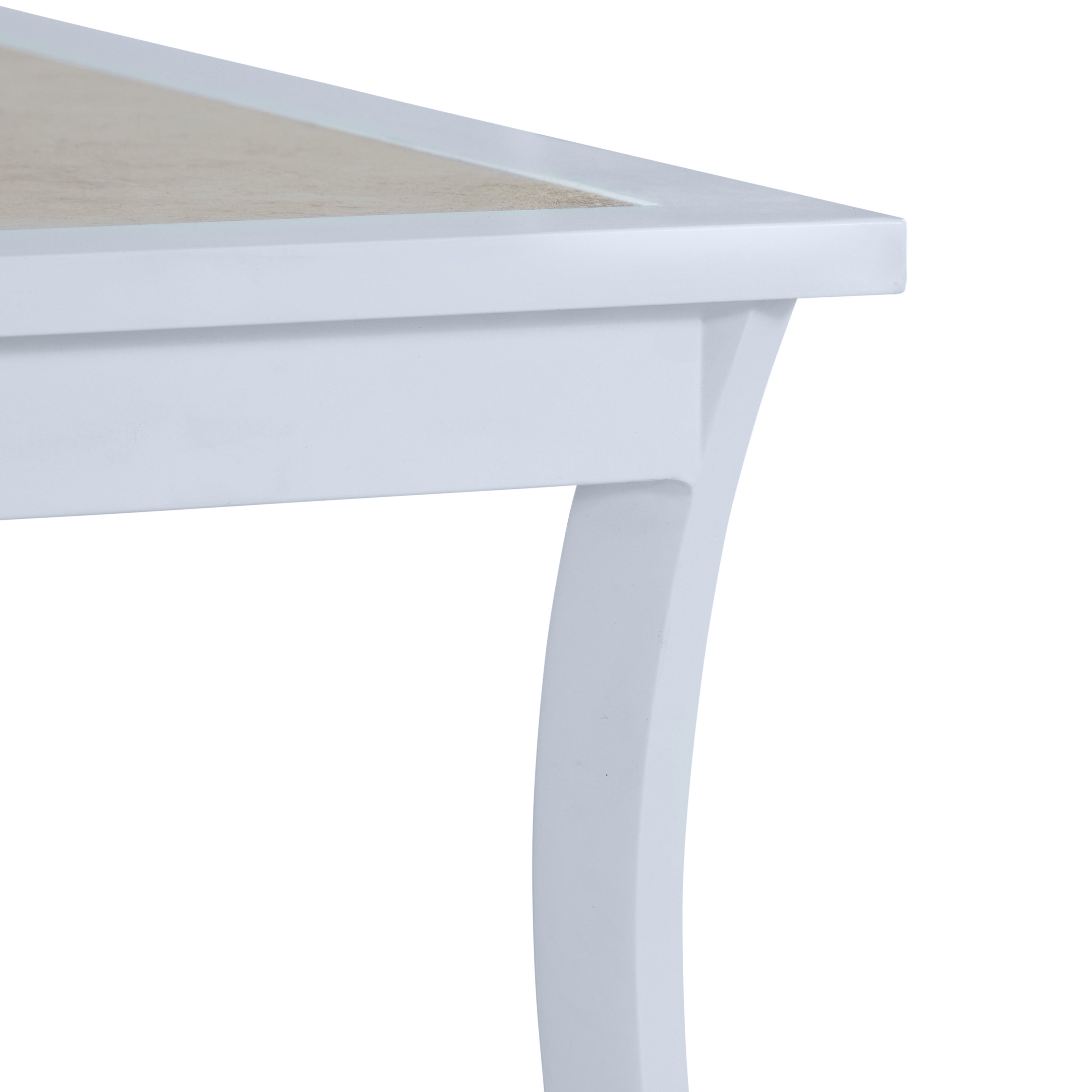 Bermuda Aluminum with Porcelain Top Coffee Table
