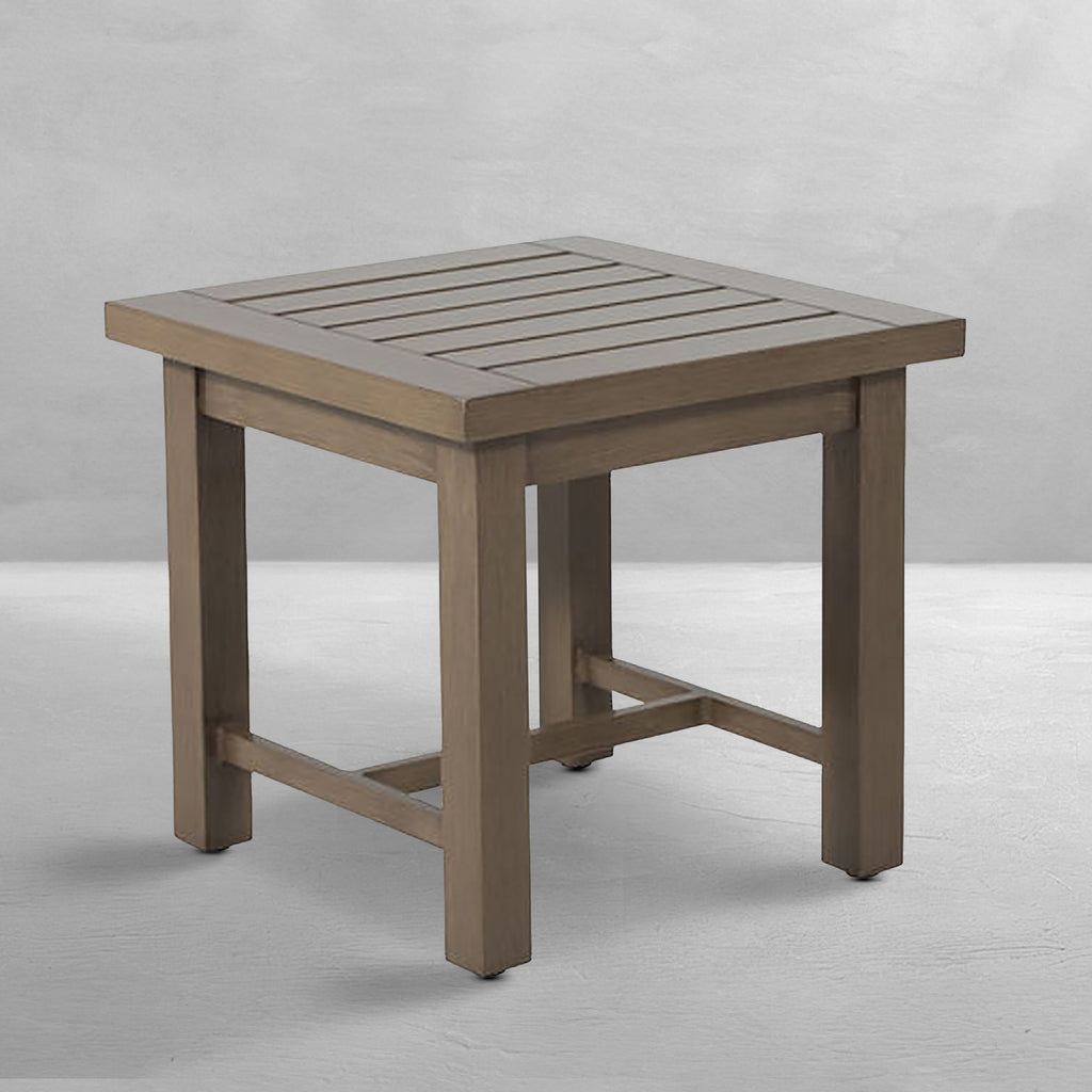 Club Aluminum 22.5" Square Outdoor End Table