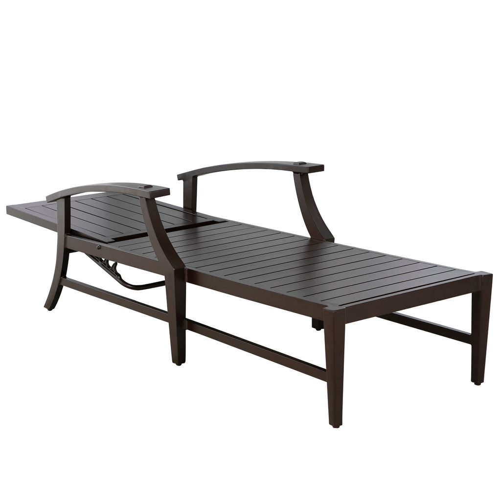 Croquet Aluminum Outdoor Chaise Lounge