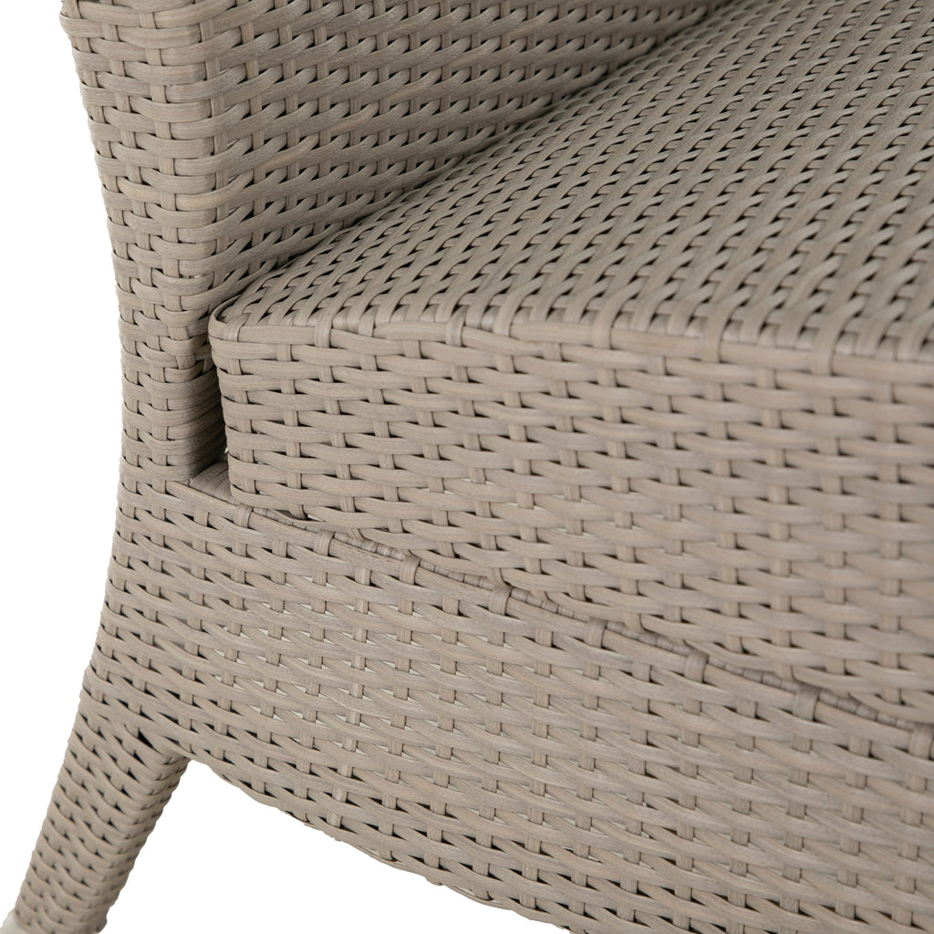 Athena Plus Wicker Outdoor Slipper Sectional Sofa