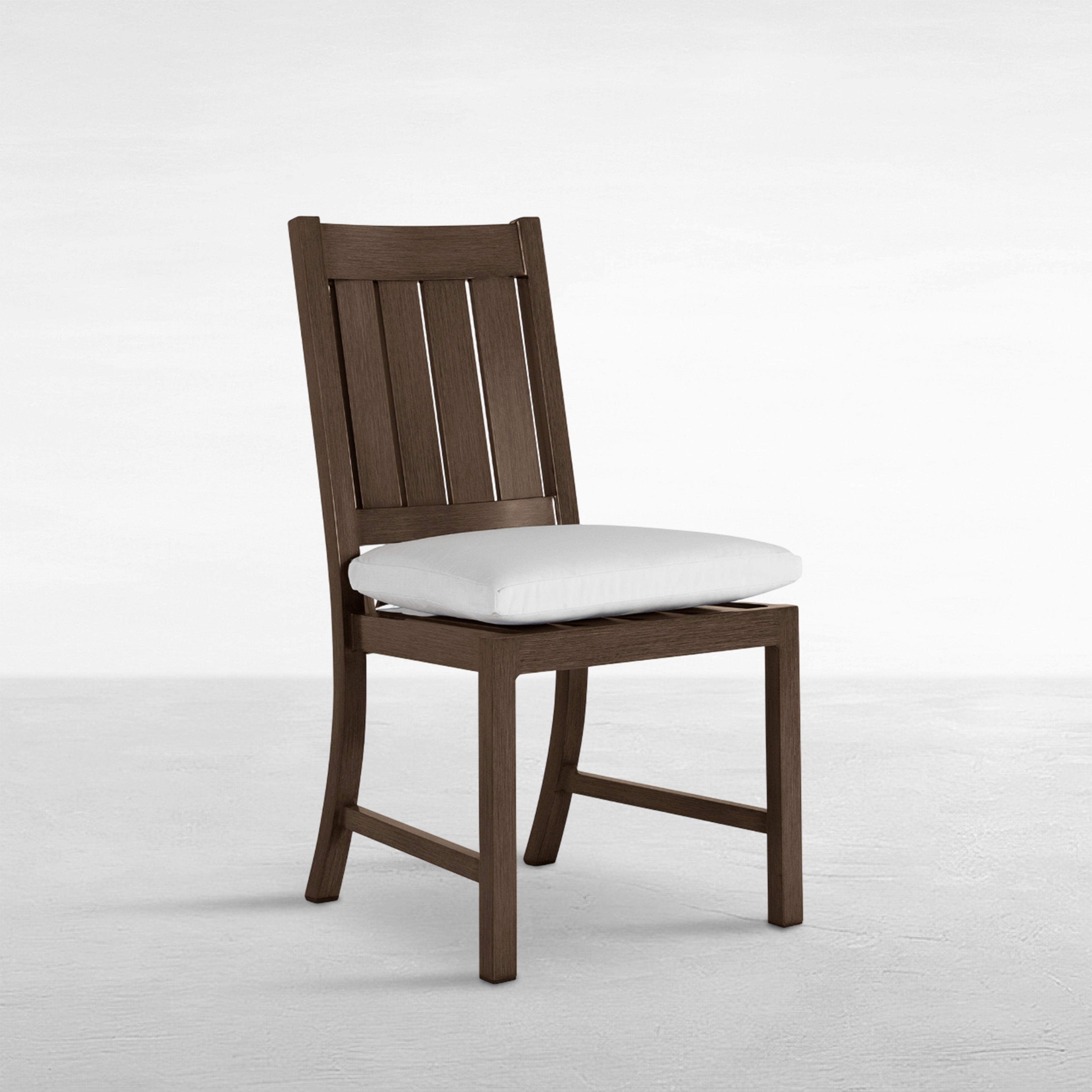 Club Croquet Aluminum Outdoor Side Chair