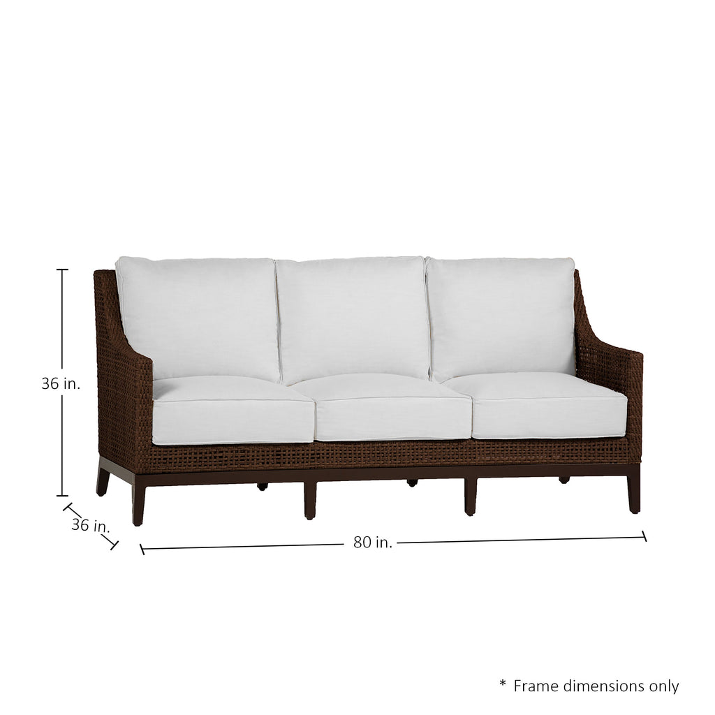 Peninsula Resin Wicker Outdoor Sofa