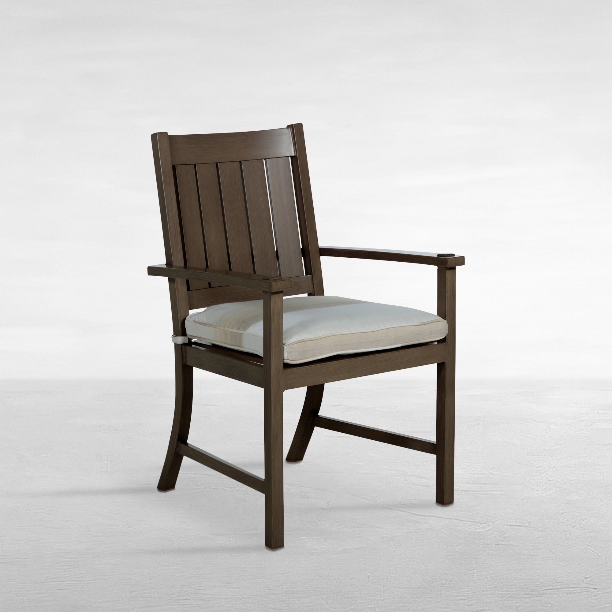 Croquet Aluminum Outdoor Arm Chair
