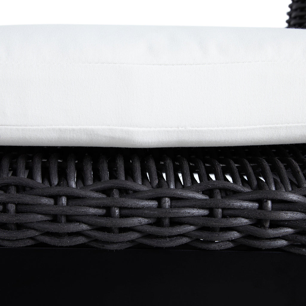 Montecito Woven Wicker Outdoor Dining Side Chair