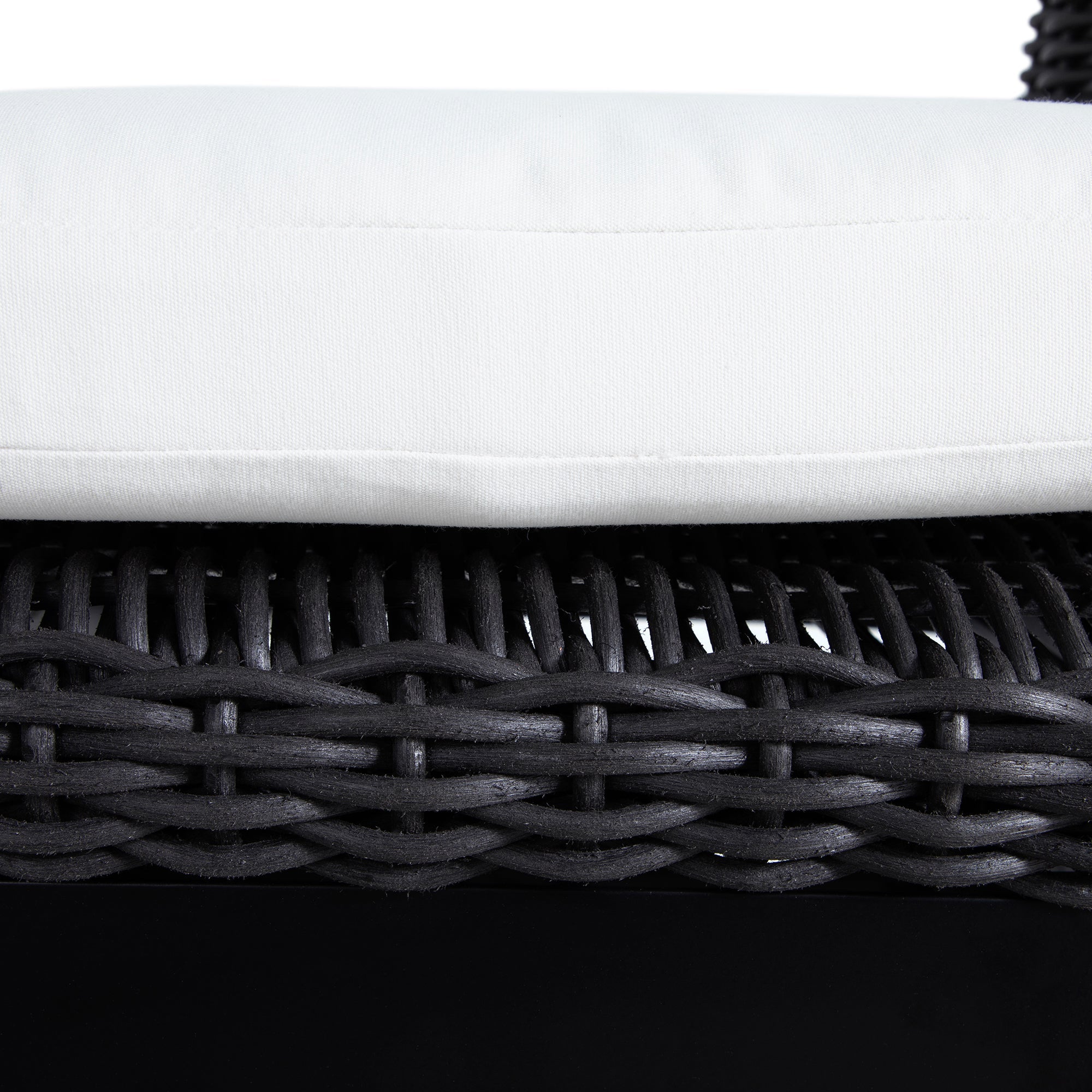 Montecito Woven Wicker Outdoor Dining Side Chair