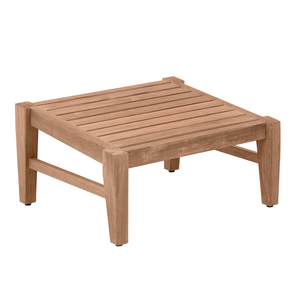 Croquet Teak Outdoor Woven Ottoman