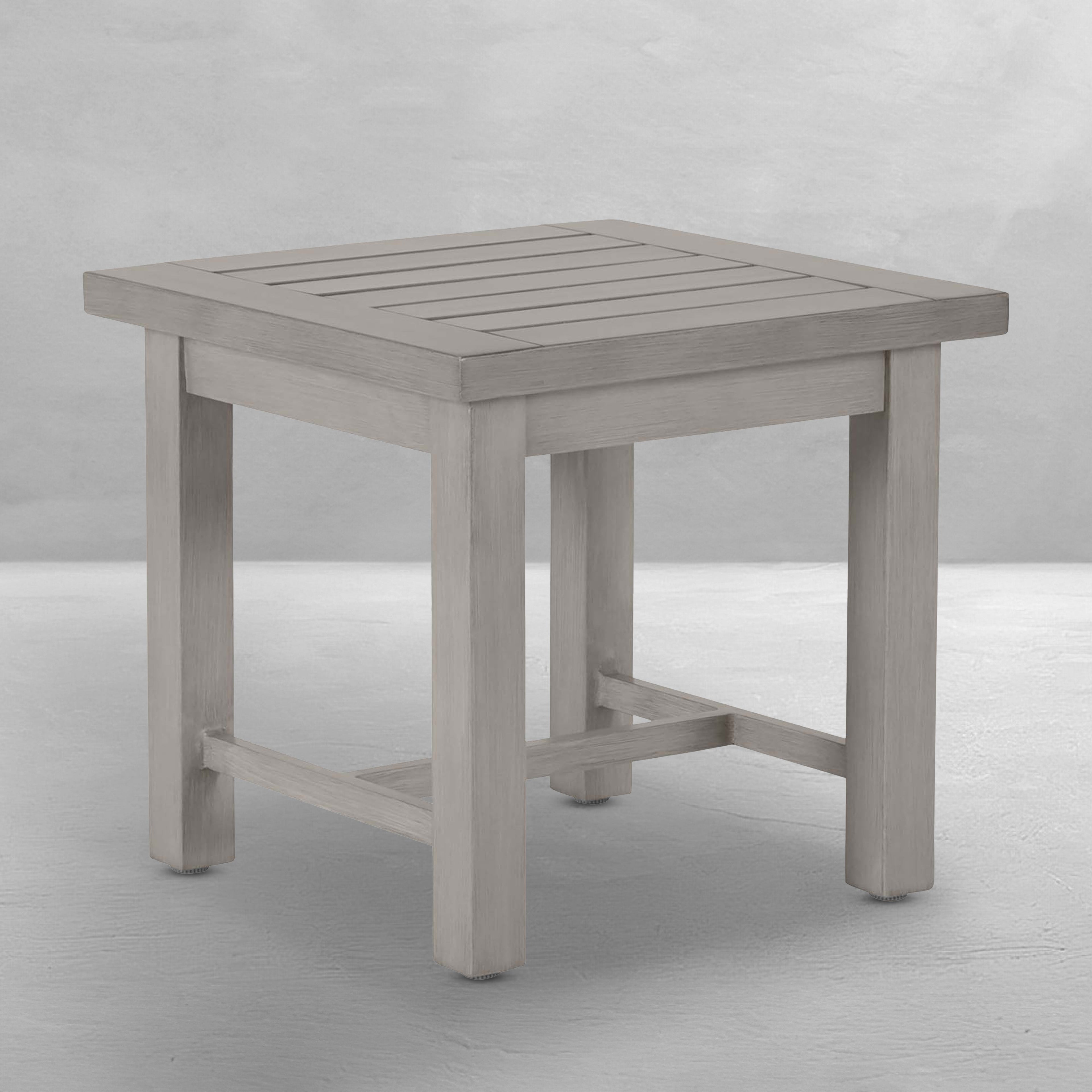Club Aluminum 22.5" Square Outdoor End Table