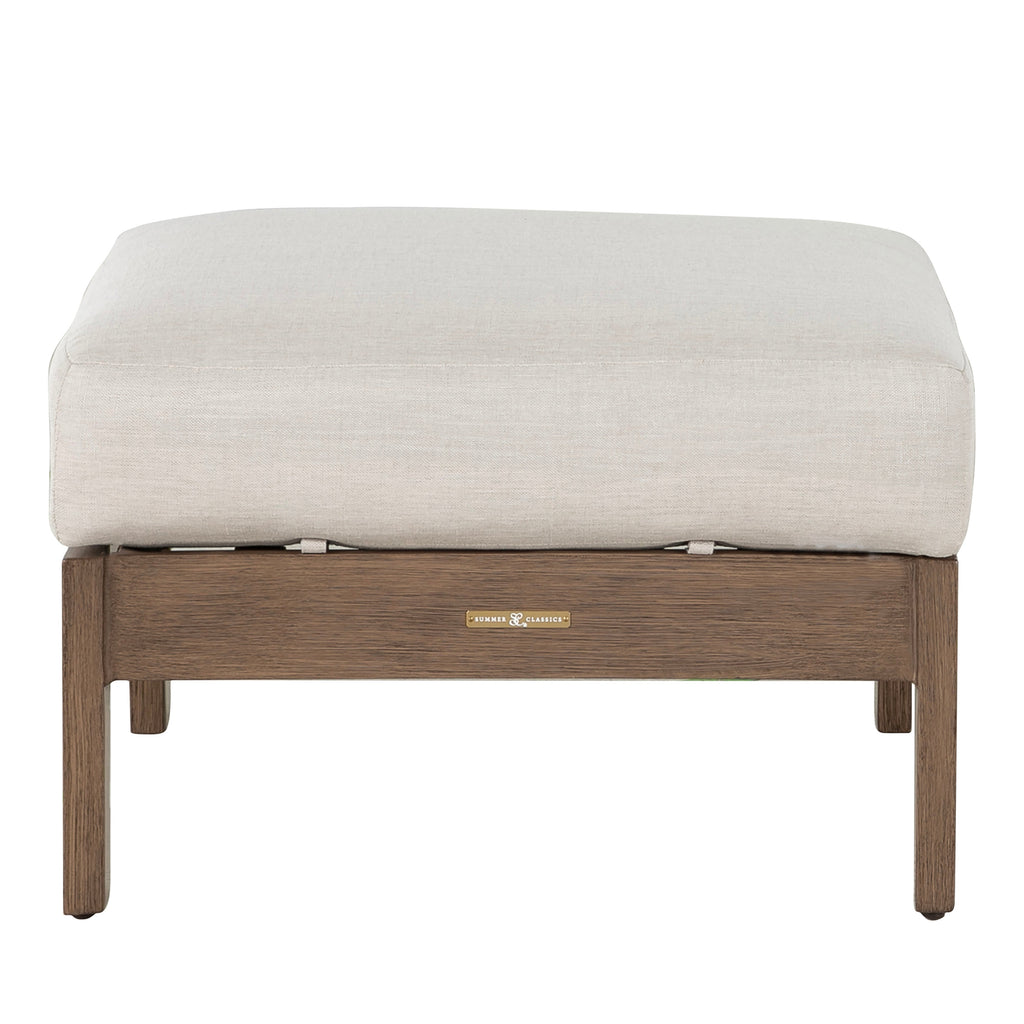 Kennebunkport Aluminum Outdoor Woven Ottoman
