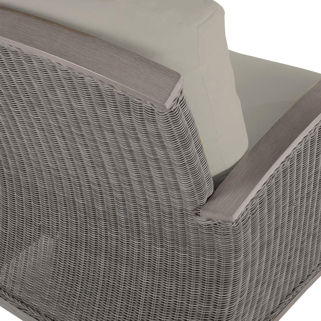 QS Astoria Swivel Glider, Oyster-Linen Dove