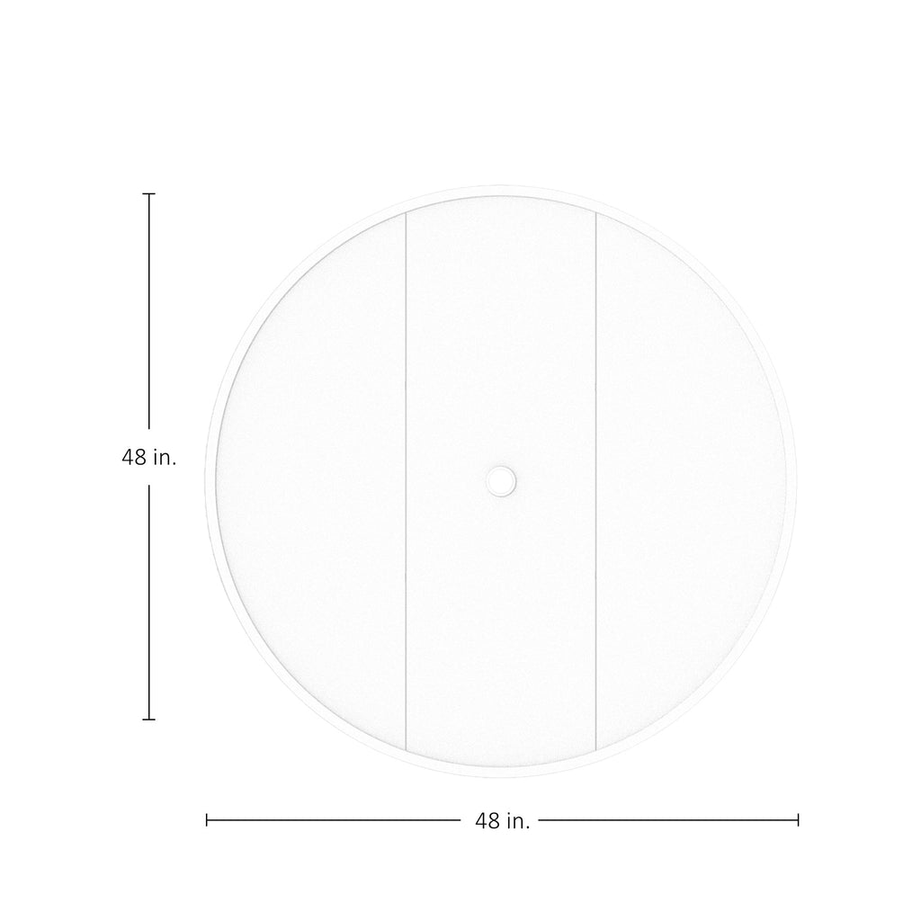 Horizon Aluminum 48" Round Outdoor Table Top