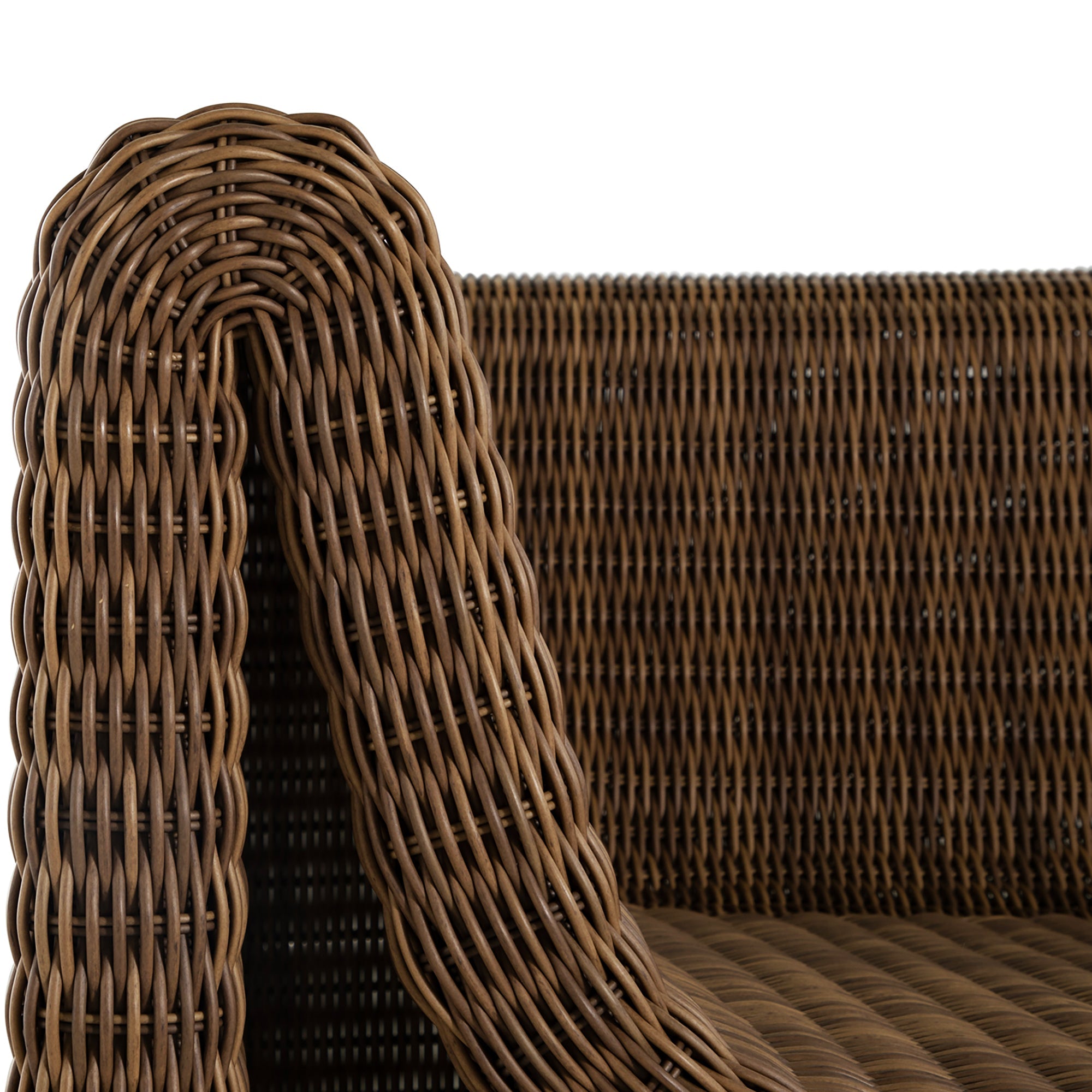 Como Resin Wicker Sofa
