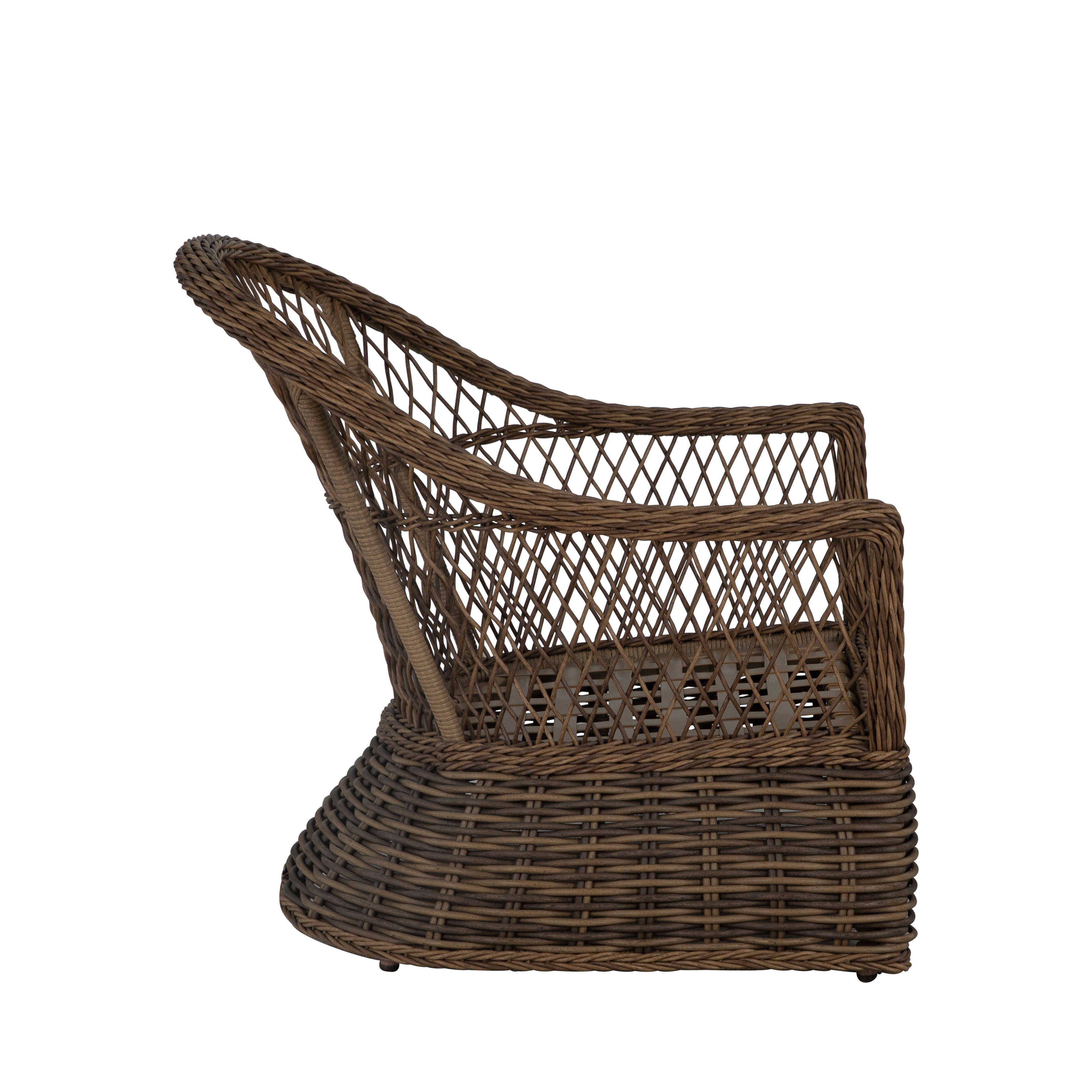 Soho Woven Resin Wicker Outdoor Lounge Chair