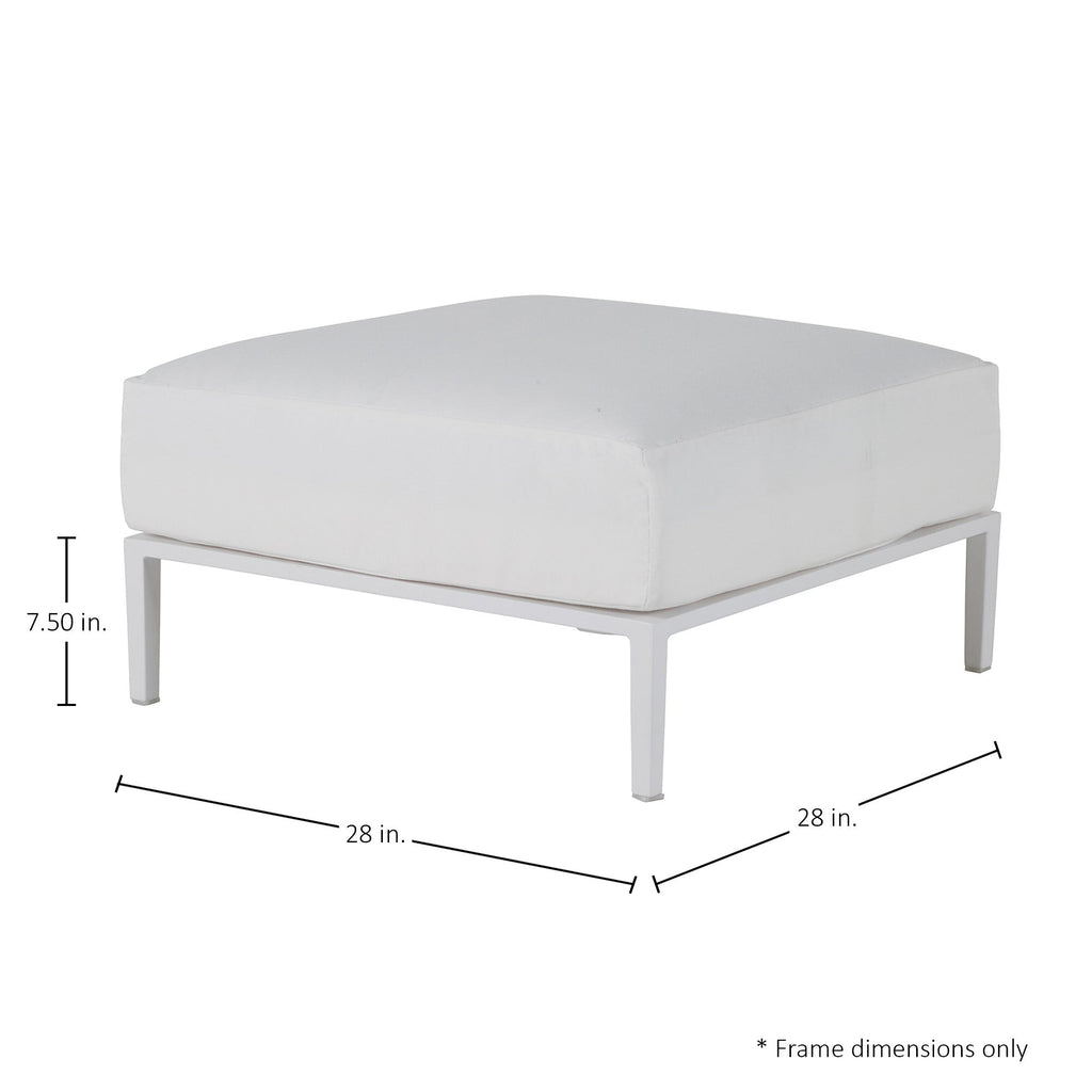 Havana N-Dura Resin Wicker Outdoor Ottoman
