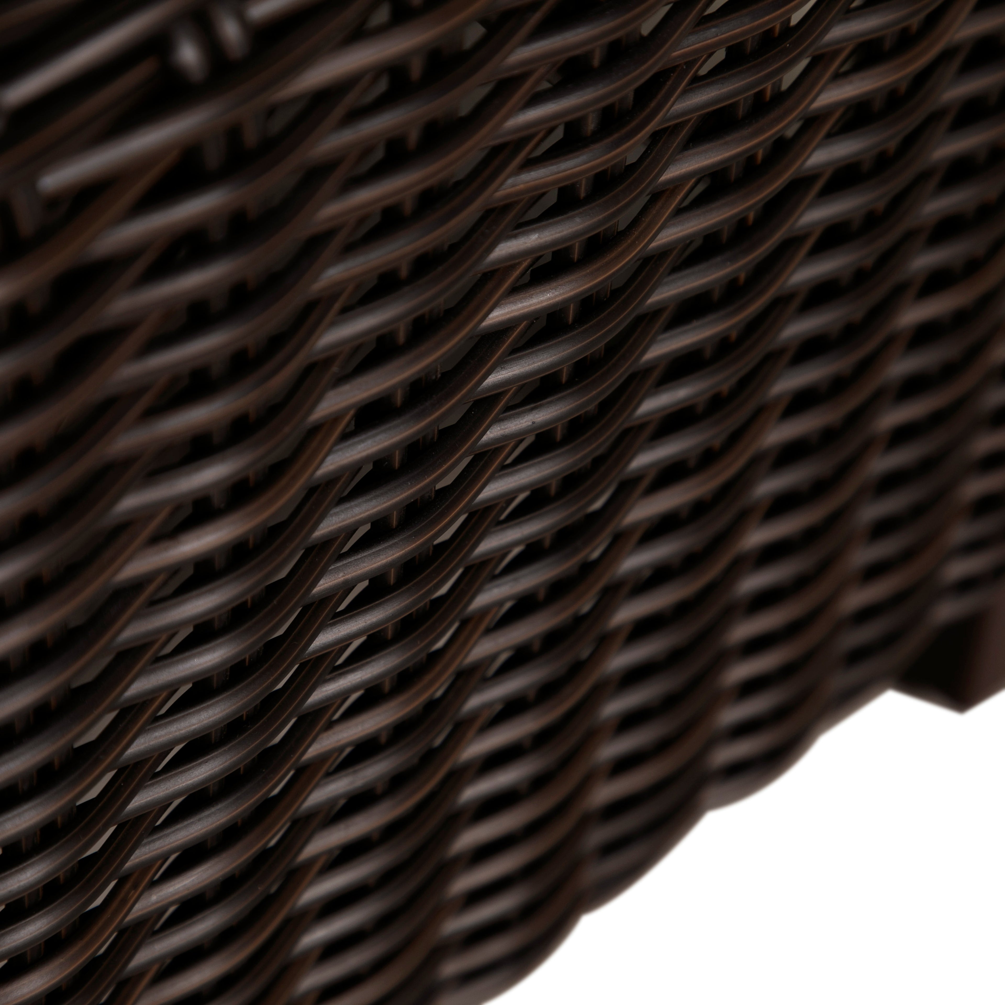 Club N-Dura Resin Wicker Outdoor Woven Ottoman