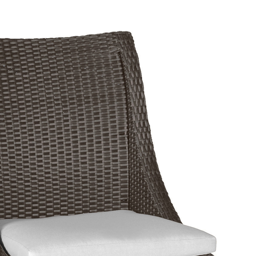 Athena Woven Resin Wicker Outdoor Side Chair