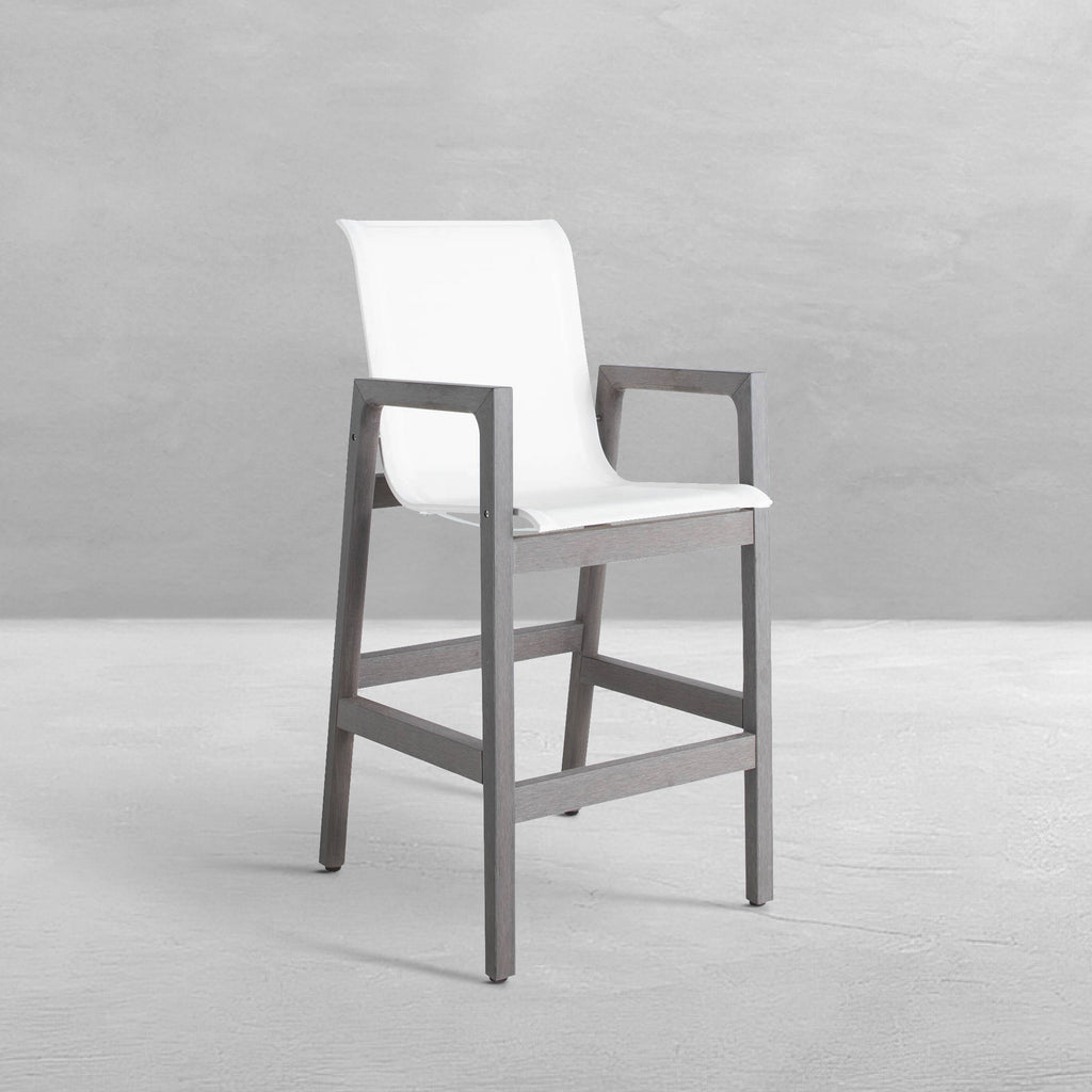 Seashore N-Dura Wood Outdoor Bar Stool