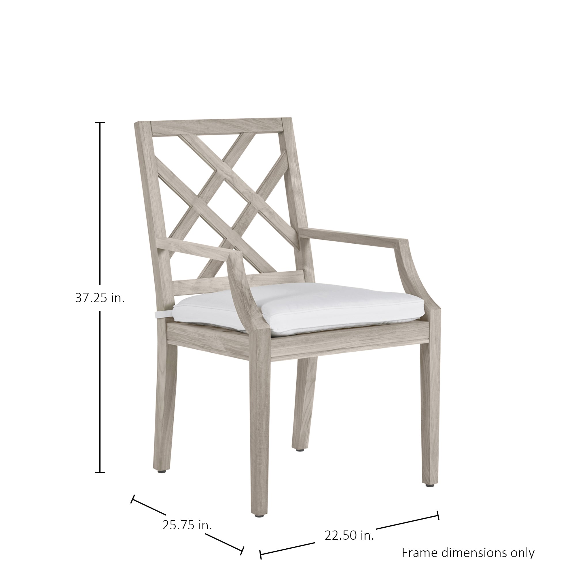 Haley Teak Outdoor Arm Chair