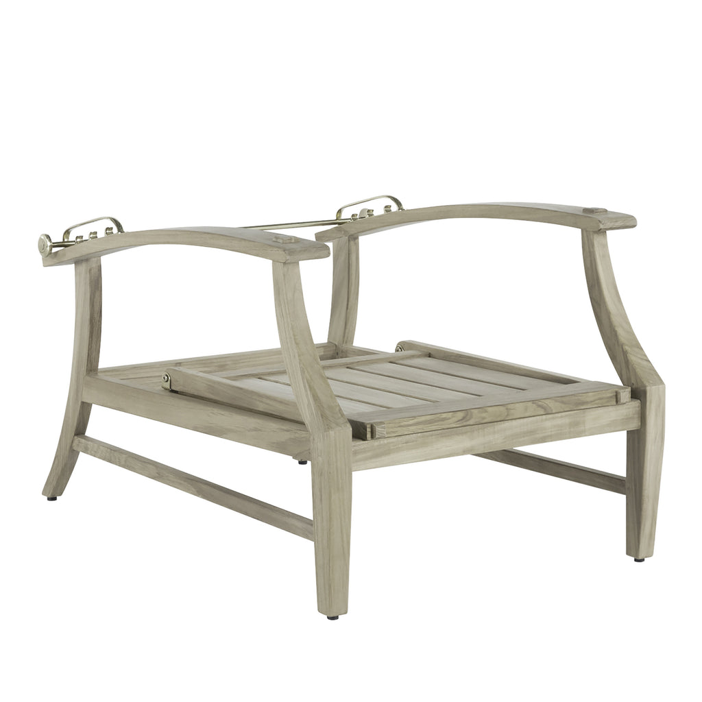 Croquet Teak Outdoor Recliner Chair