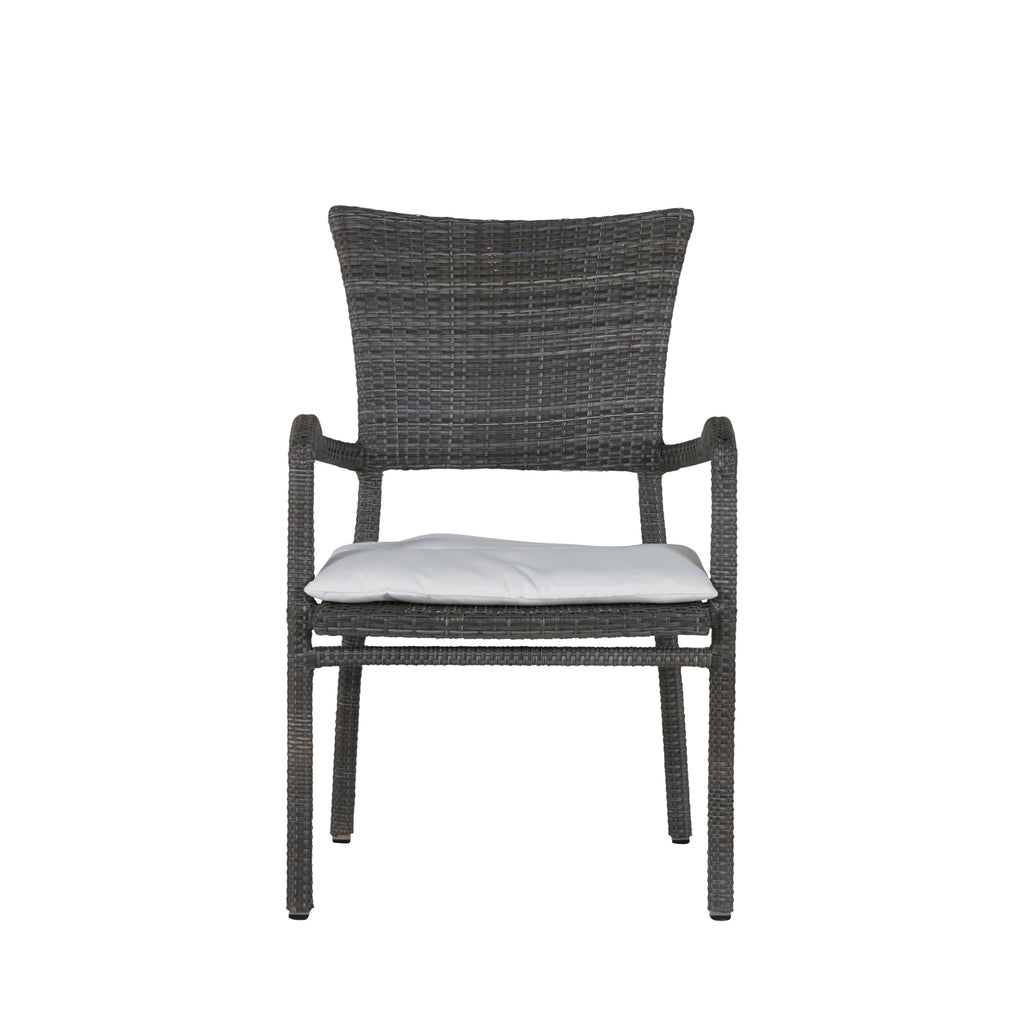 Skye Woven Resin Wicker Outdoor Arm Chair
