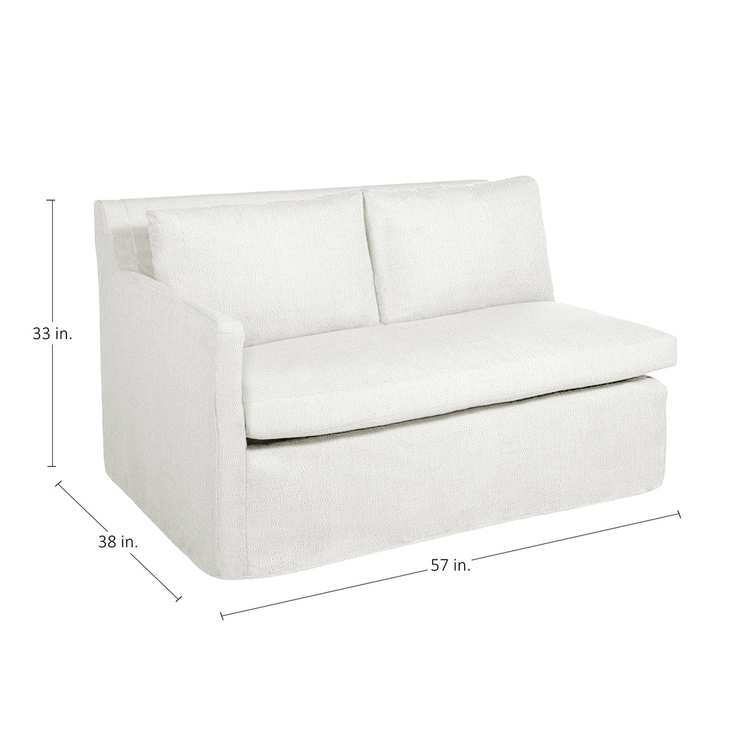 Nora Outdoor Left Arm Facing Loveseat