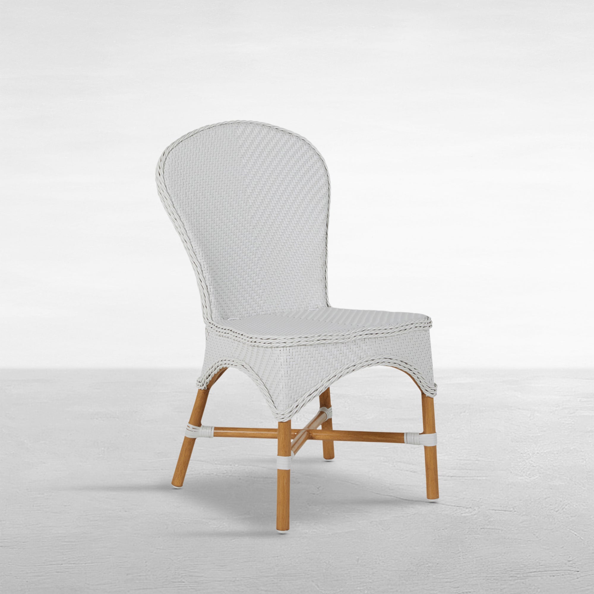 Savoy N-Dura Resin Wicker Outdoor Side Chair