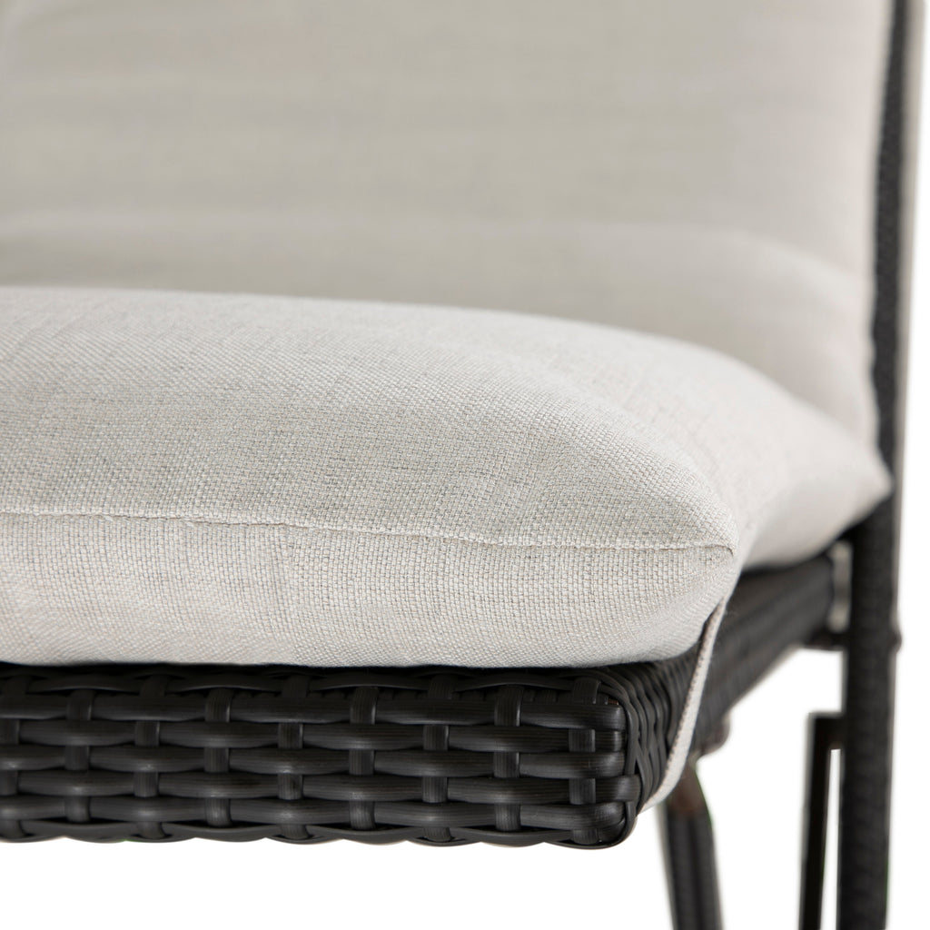 Nathan Wicker Outdoor Armless Chaise Lounge