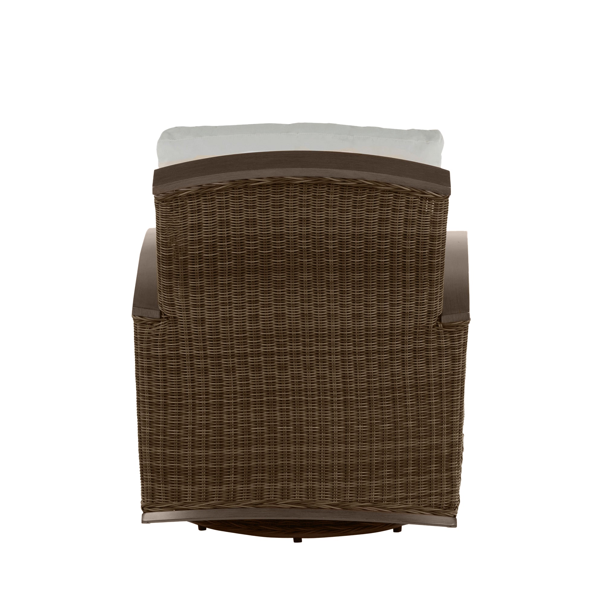 Astoria Resin Wicker Outdoor Swivel Glider Chair