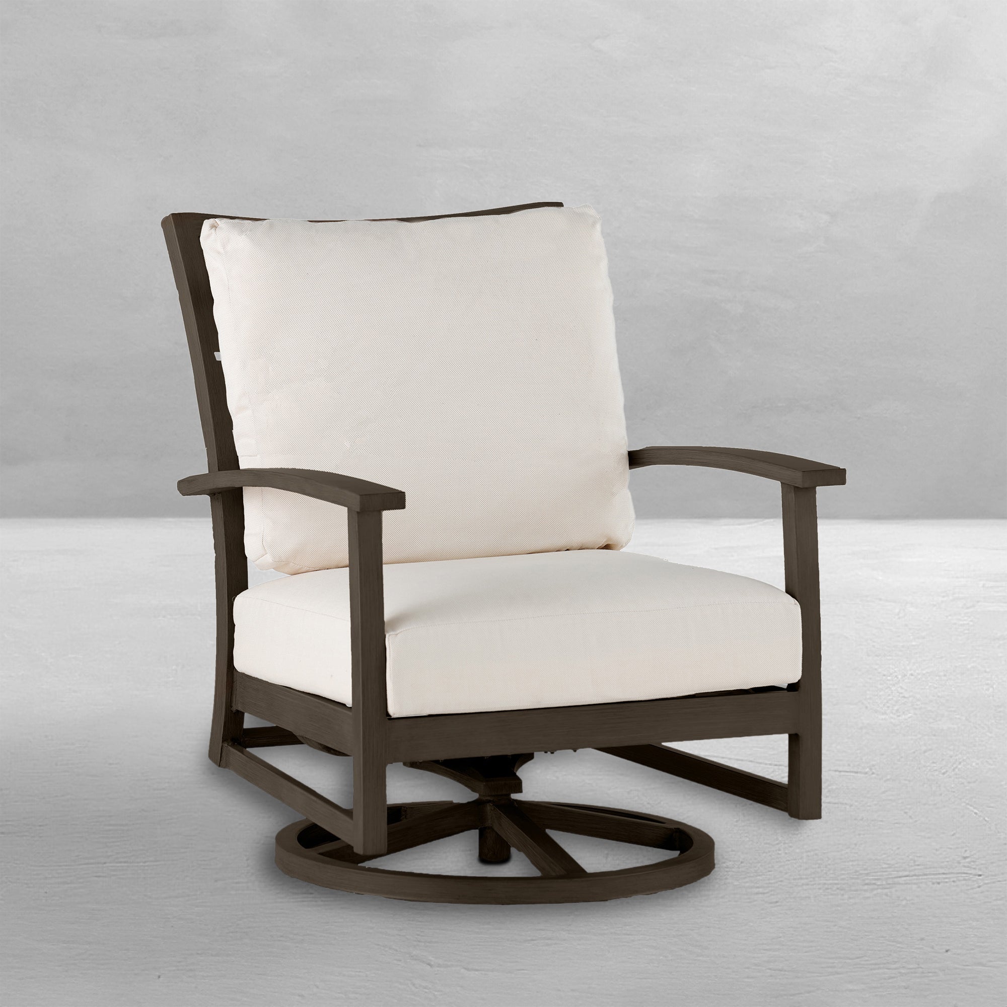 Charleston Aluminum Swivel Rocker Lounge Chair