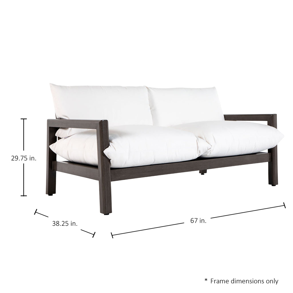 Monterey Aluminum Outdoor Sofa