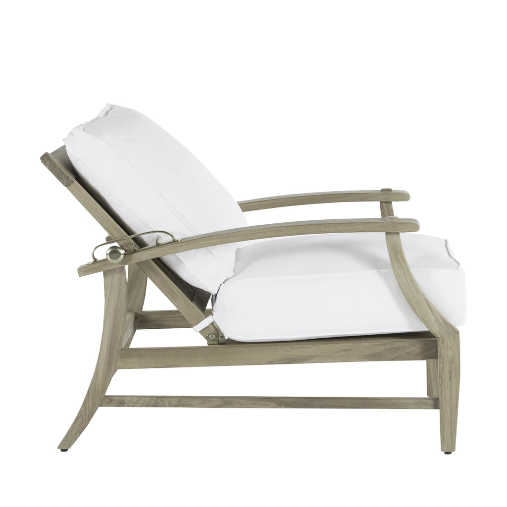 Croquet Teak Outdoor Recliner Chair