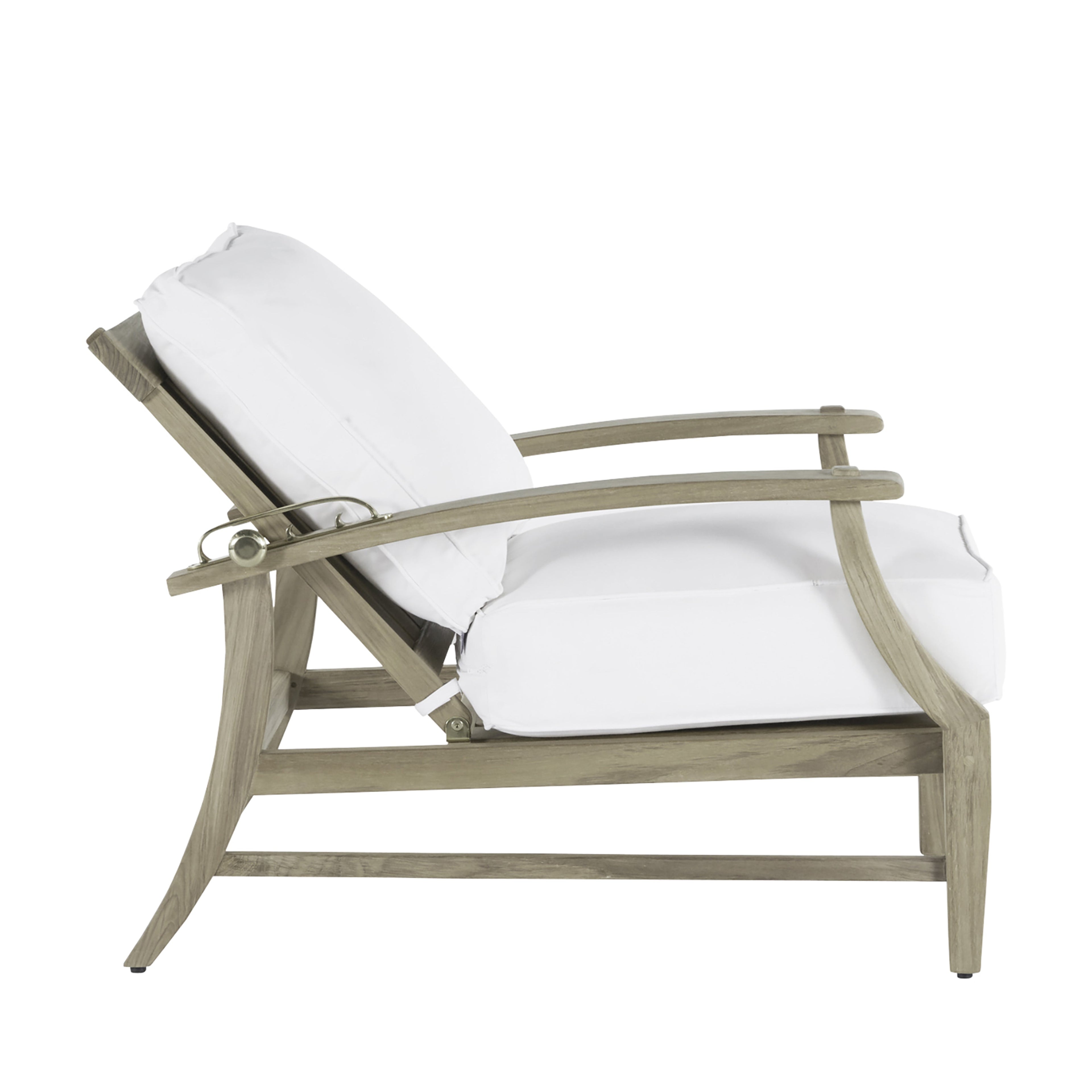 Croquet Teak Outdoor Recliner Chair