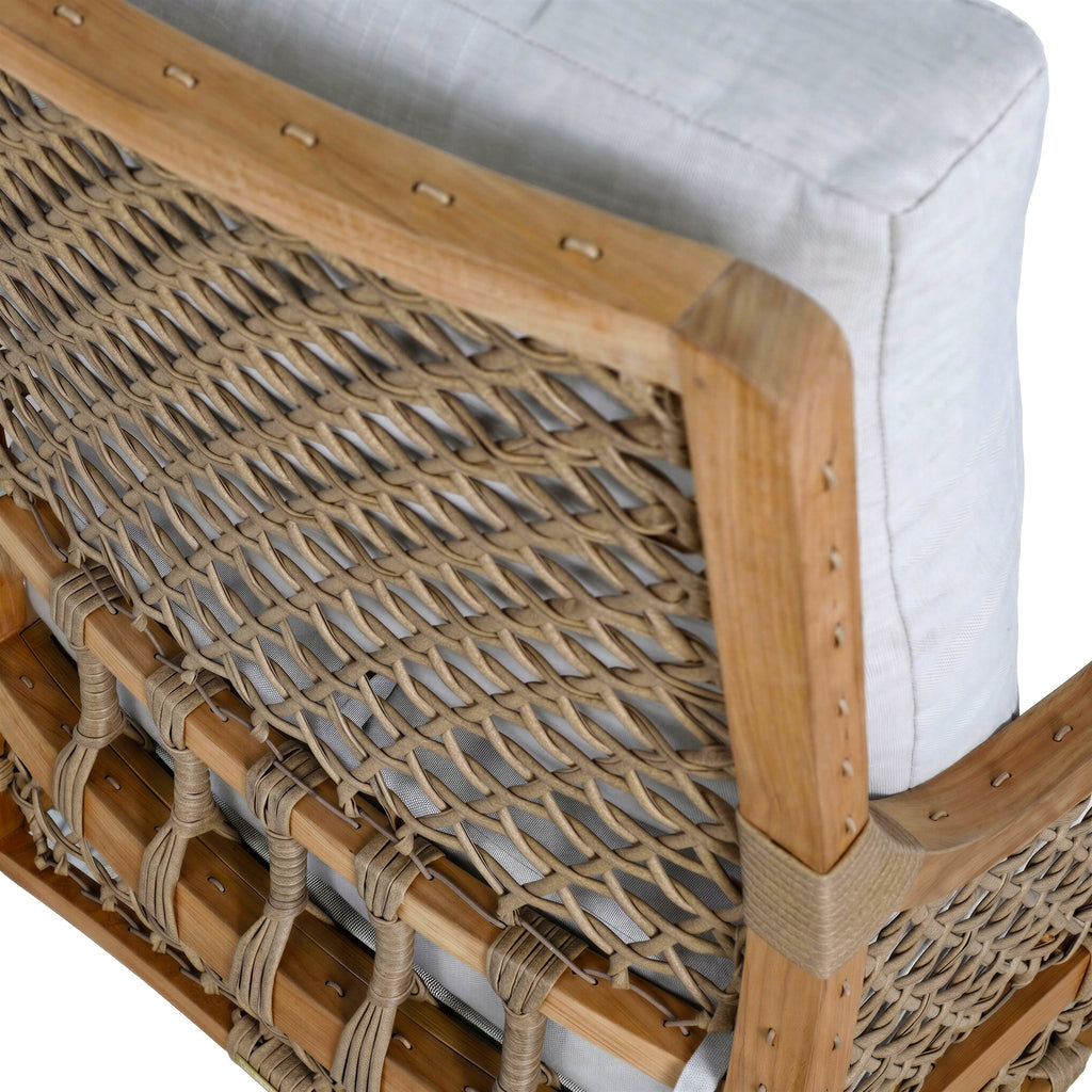 Aspen Teak Outdoor Swivel Lounge