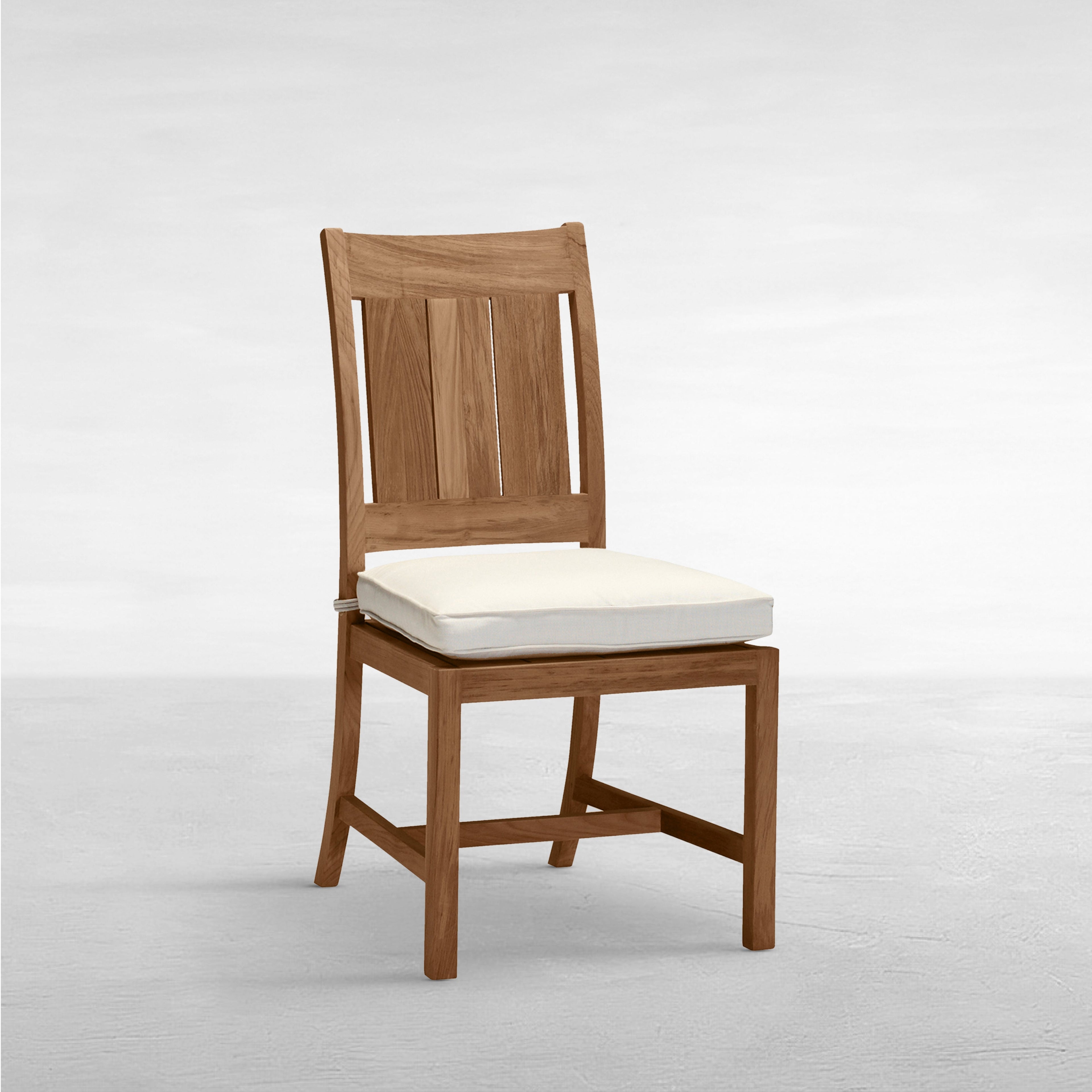 Croquet Teak Outdoor Side Chair