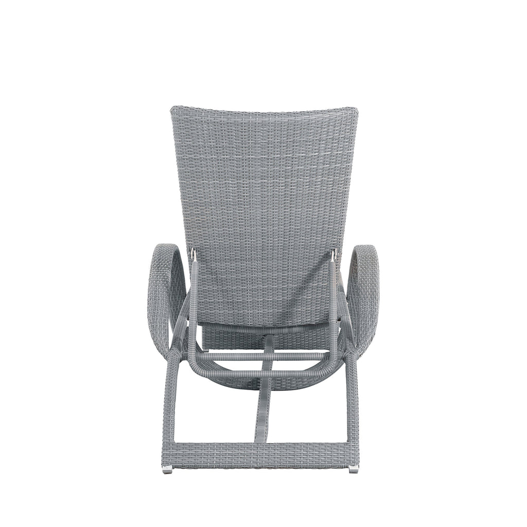 Halo Wicker Outdoor Armless Chaise Lounge