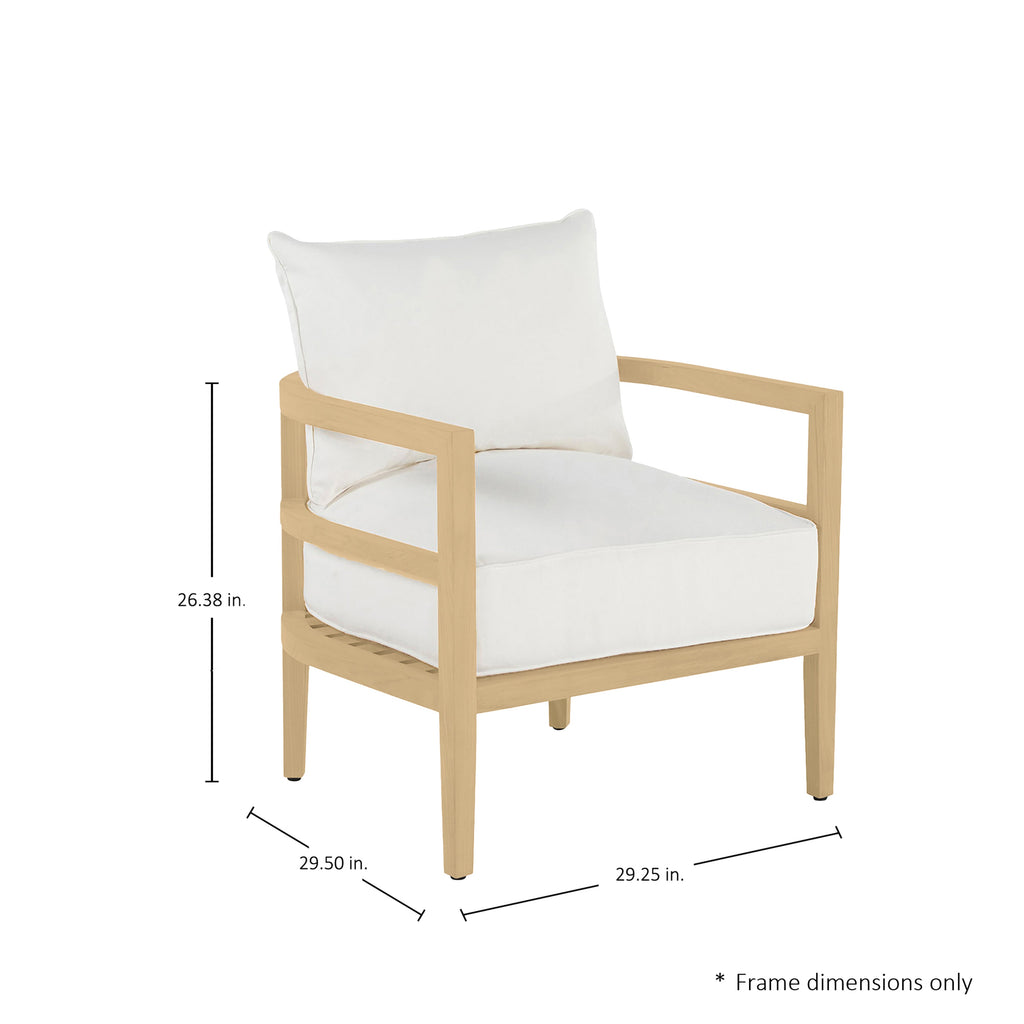 Santa Barbara N-Dura Wood Outdoor Lounge Chair