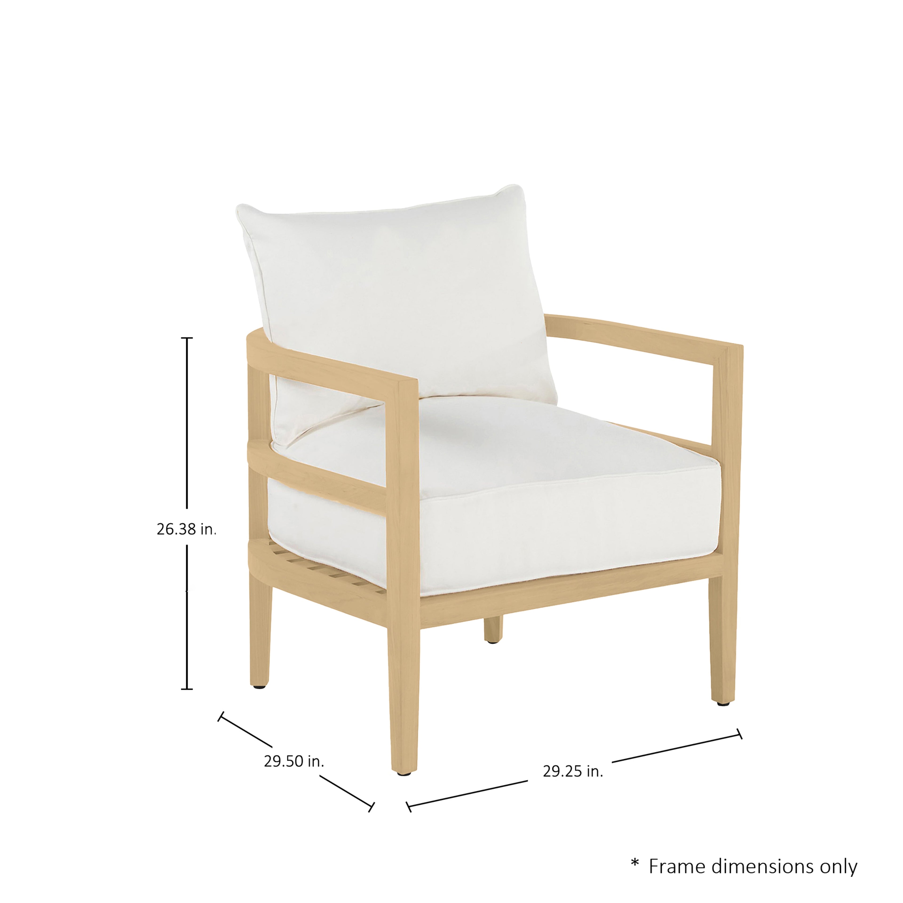 Santa Barbara N-Dura Wood Outdoor Lounge Chair