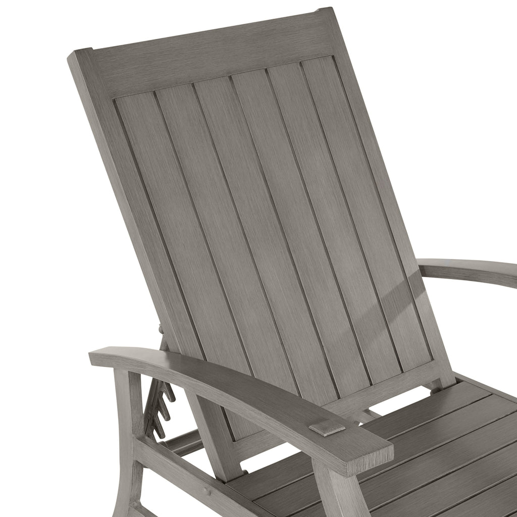 Croquet Aluminum Outdoor Chaise Lounge