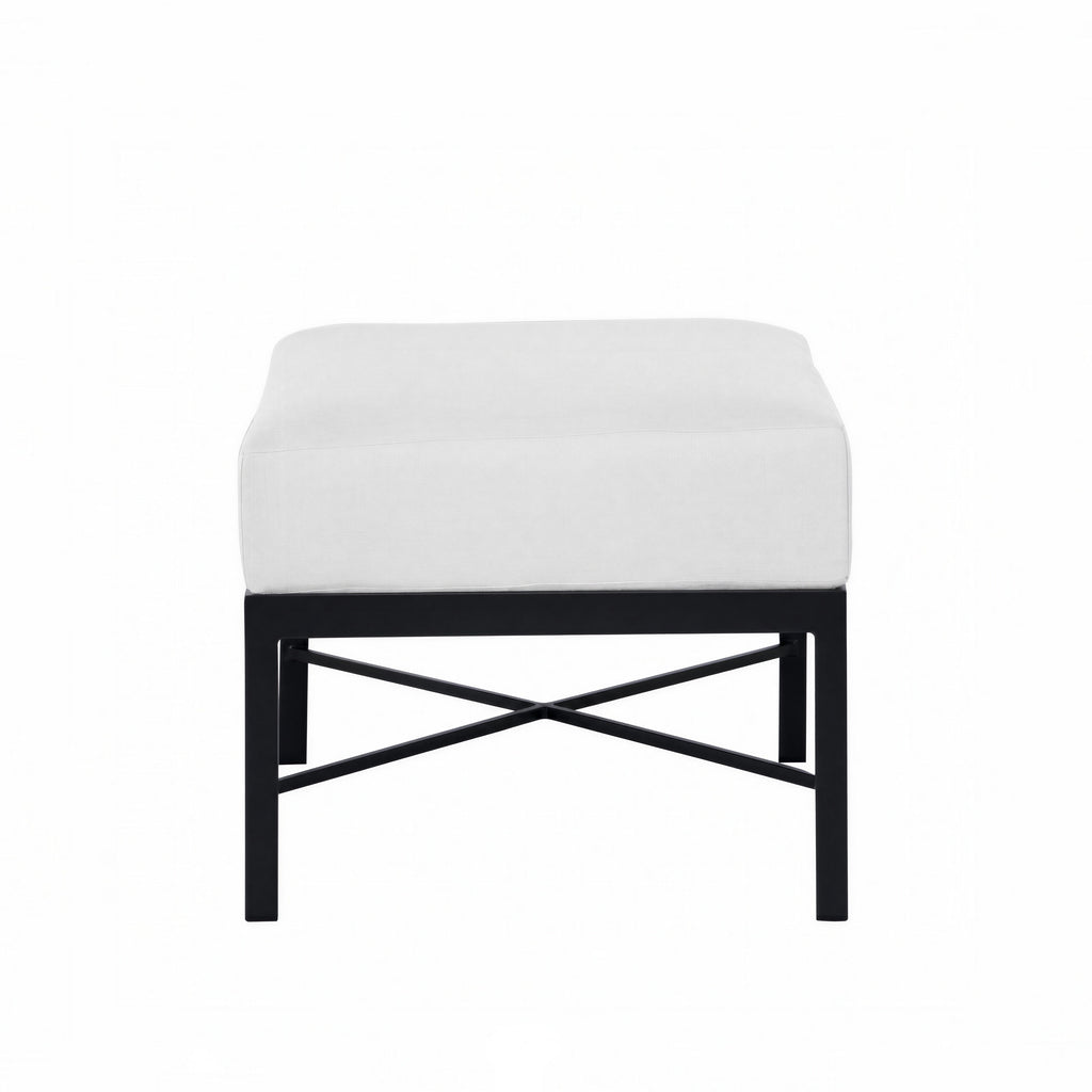 Monaco Aluminum Outdoor Ottoman