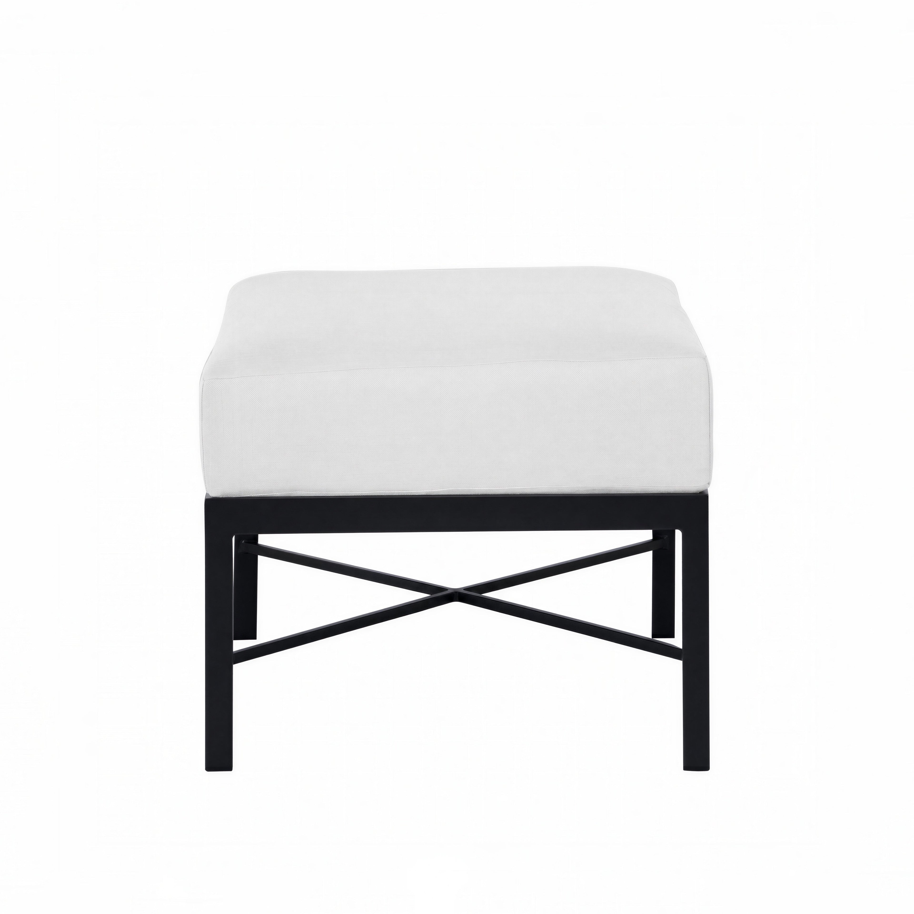 Monaco Aluminum Outdoor Ottoman