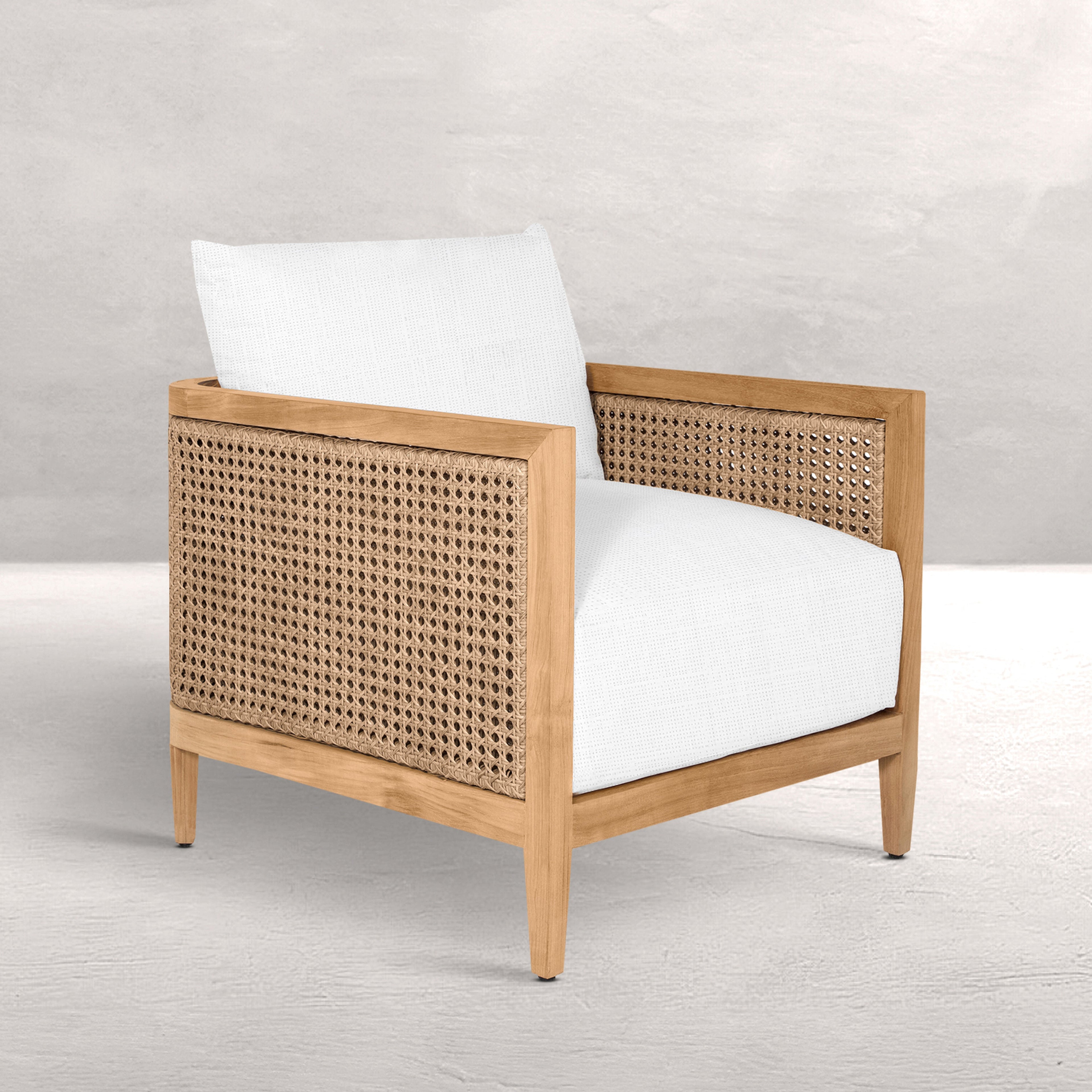 Playa N-Dura Ultra Wicker Teak Lounge Chair