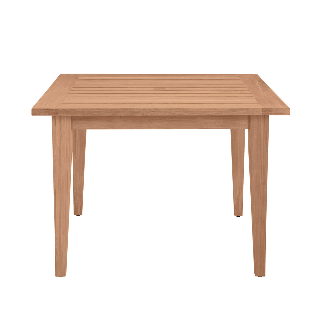 Club Teak 42.25" Square Outdoor Dining Farm Table