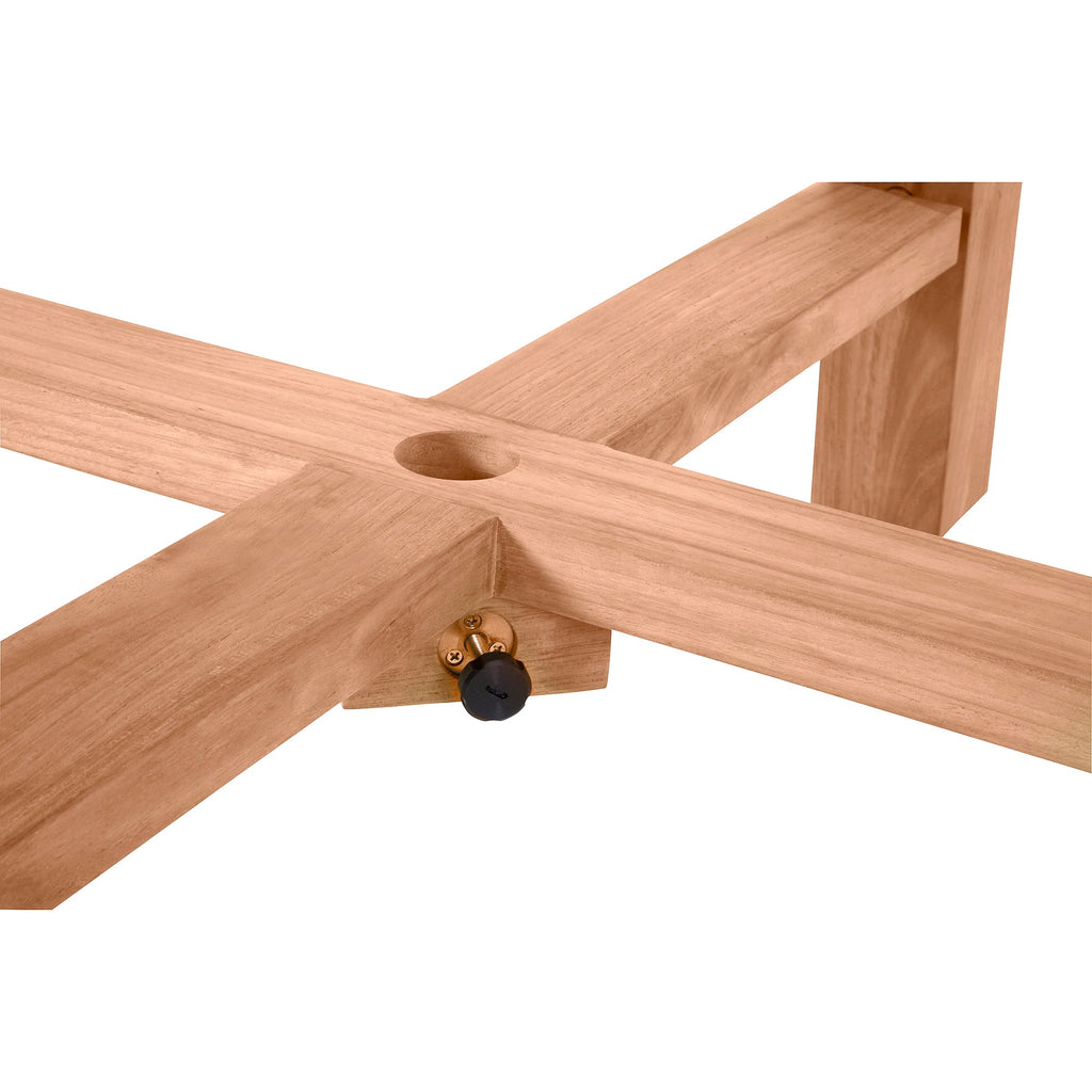 Paige Teak 60" Round Outdoor Dining Table