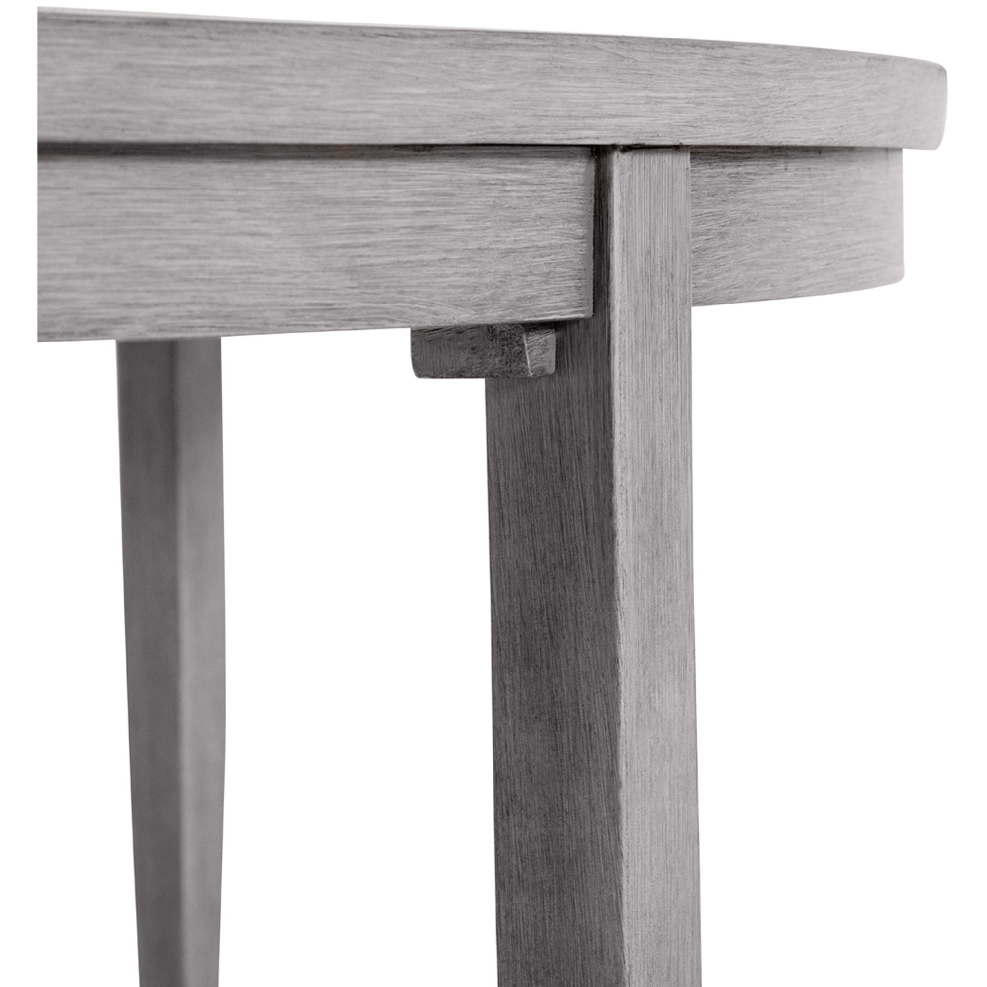 Brookings 60" Round Outdoor Slatted Dining Table