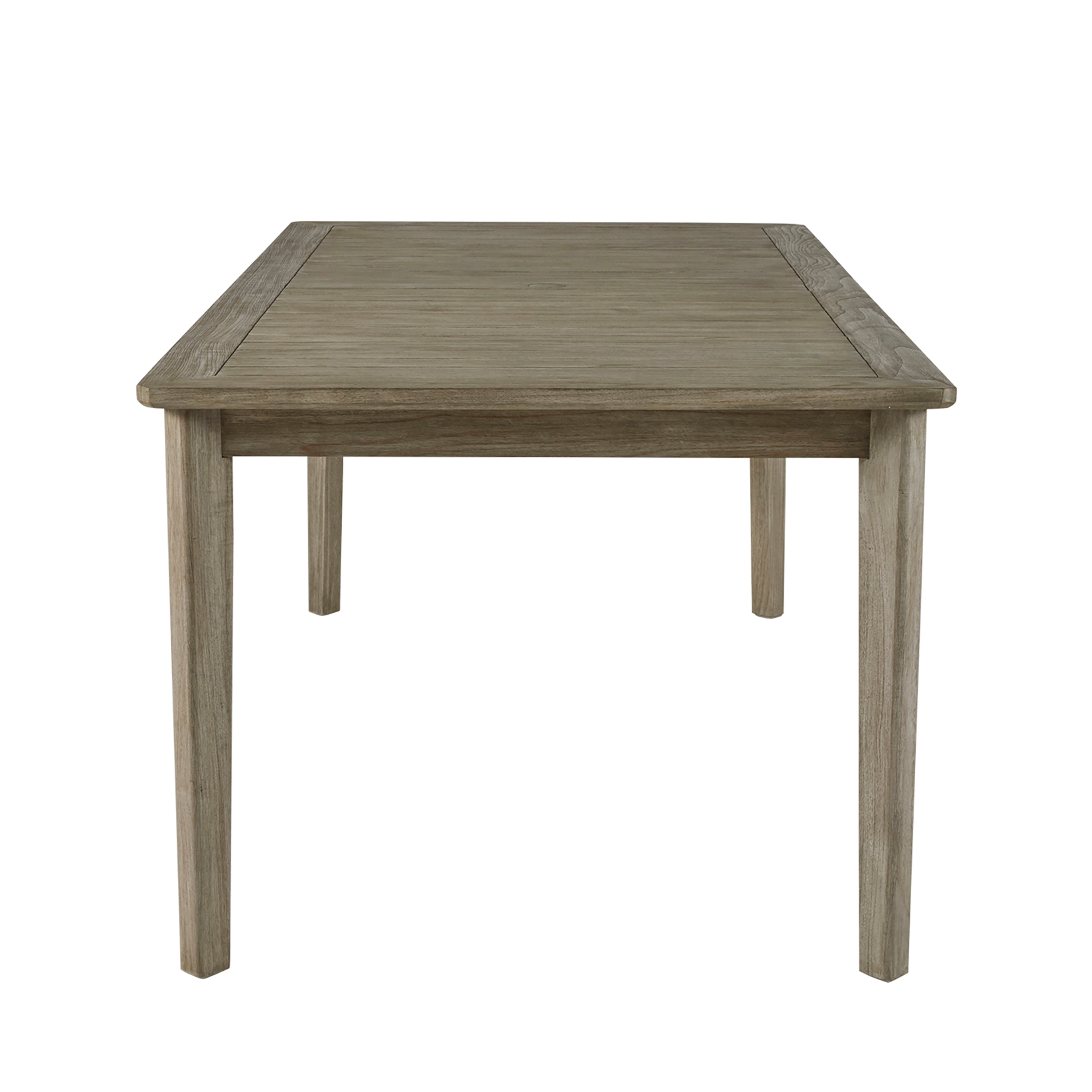Woodlawn Rectangle Outdoor Slatted Dining Table